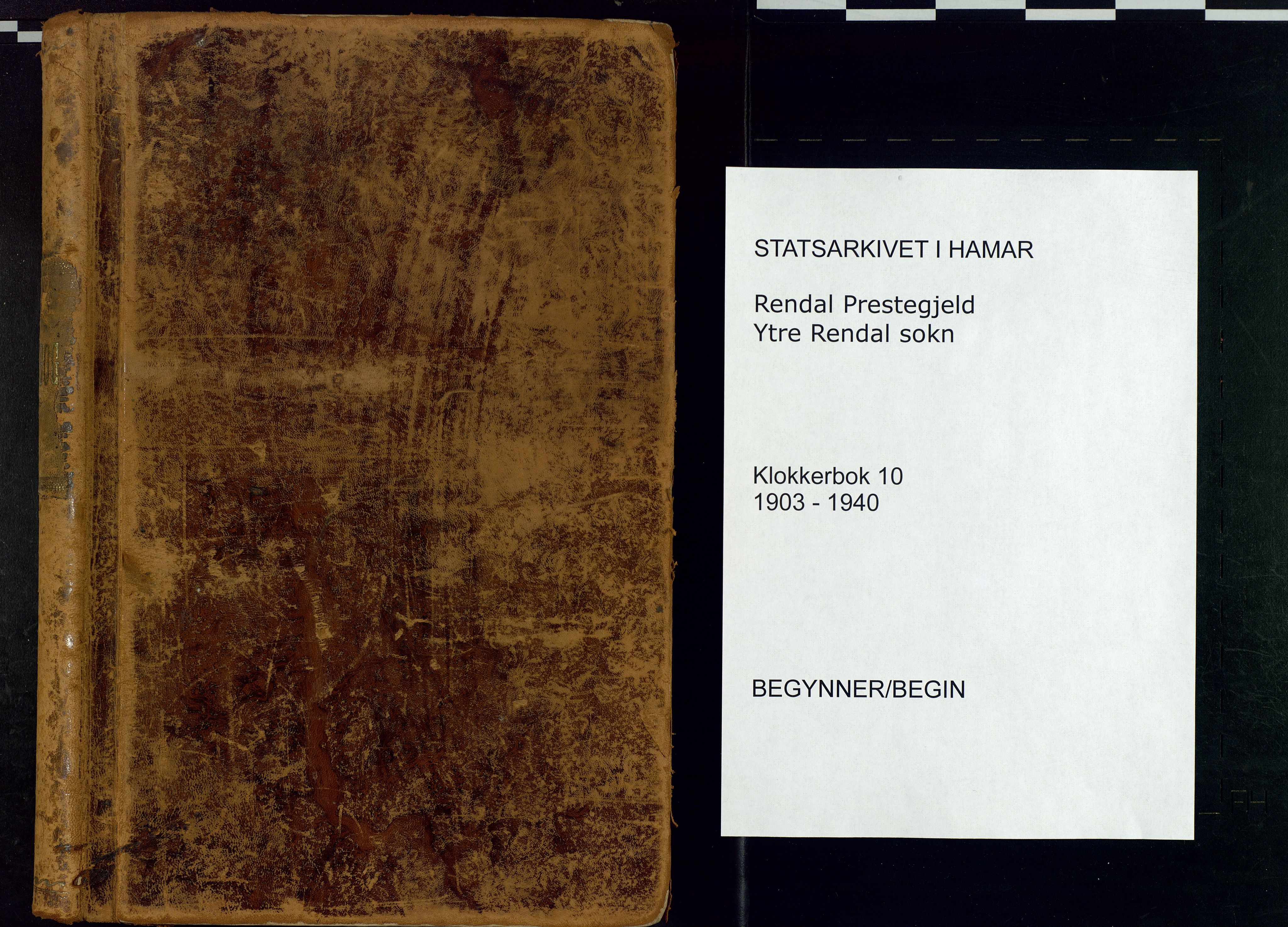 Rendalen prestekontor, SAH/PREST-054/H/Ha/Hab/L0010: Parish register (copy) no. 10, 1903-1940
