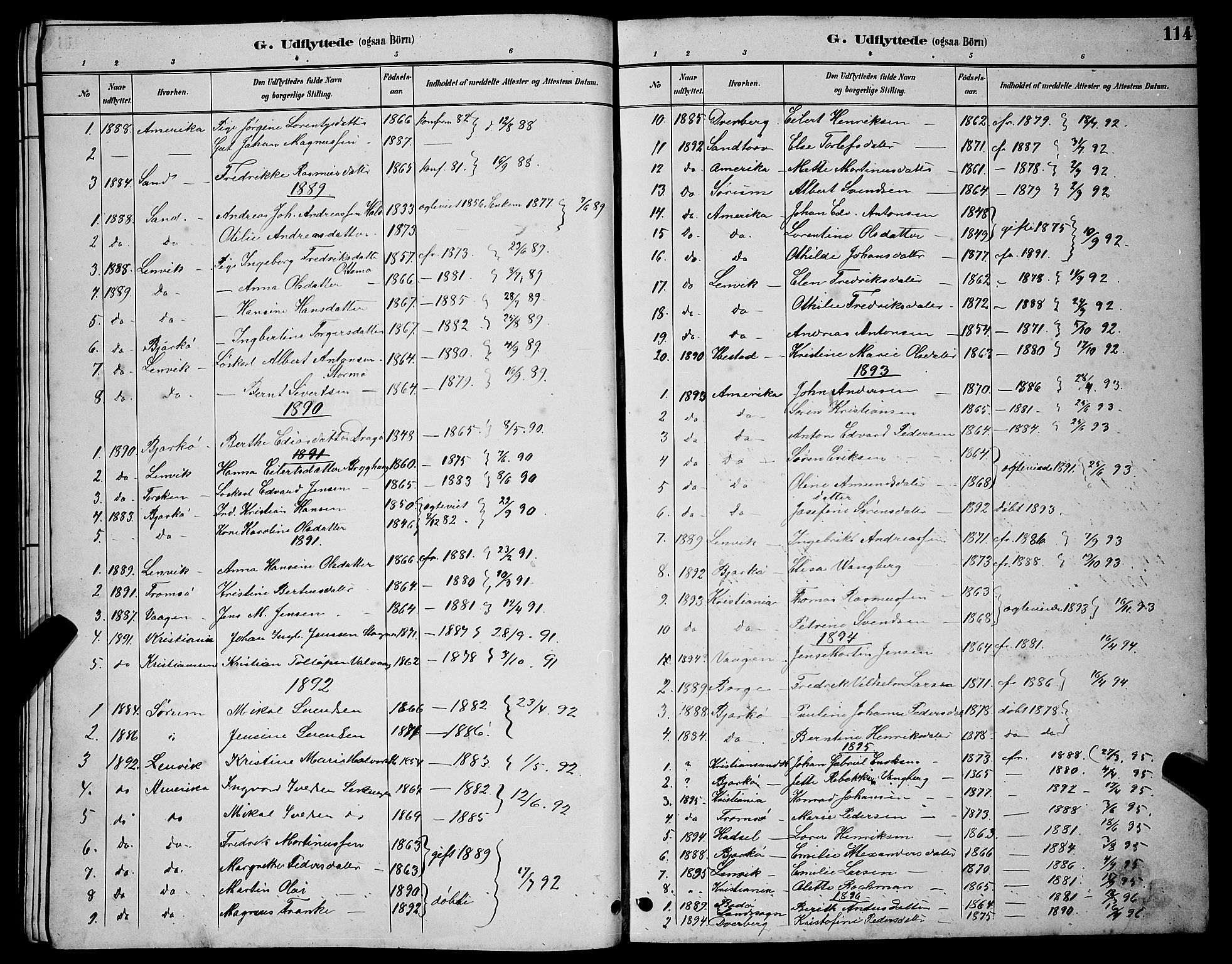 Tranøy sokneprestkontor, SATØ/S-1313/I/Ia/Iab/L0004klokker: Parish register (copy) no. 4, 1888-1901, p. 114