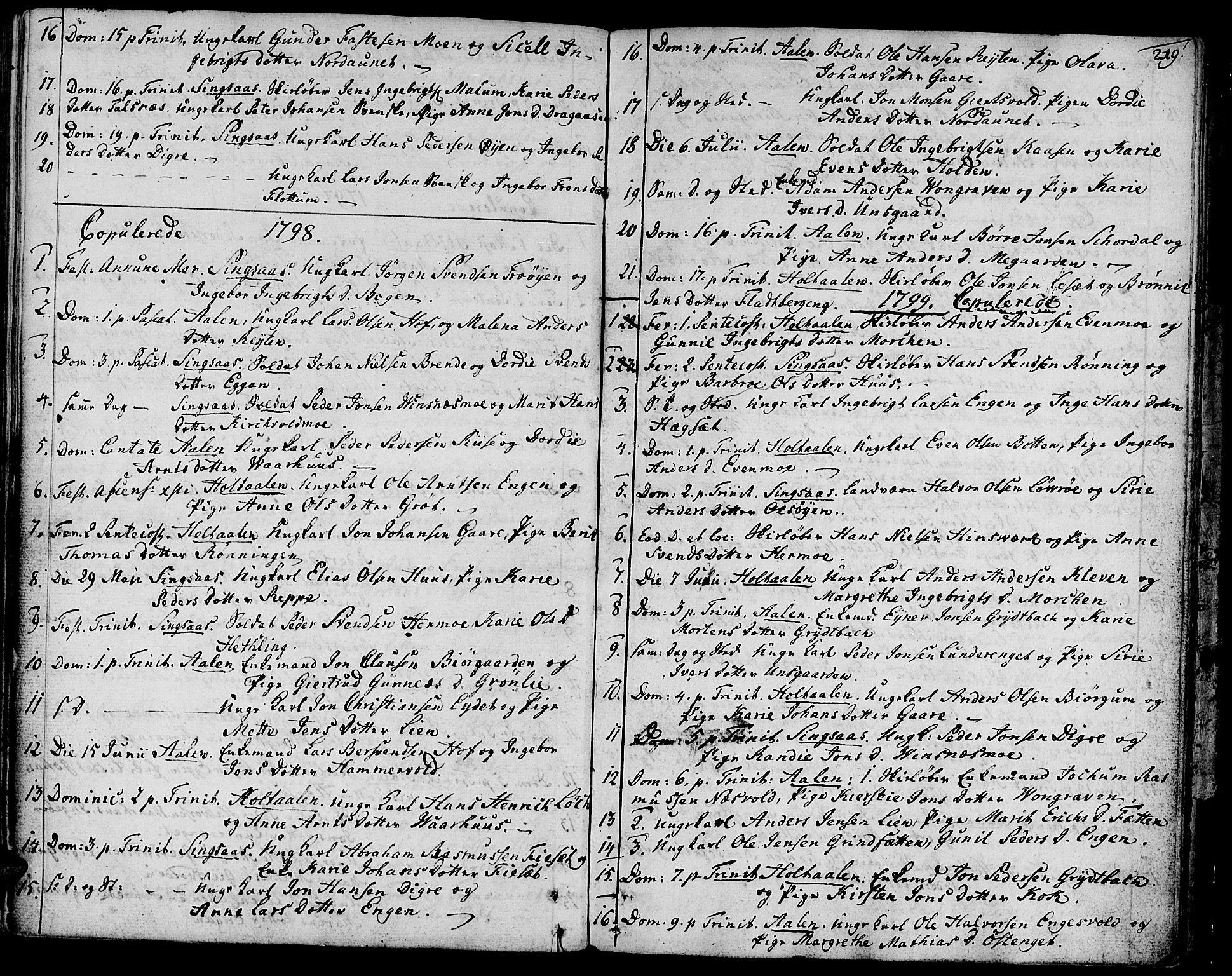 Ministerialprotokoller, klokkerbøker og fødselsregistre - Sør-Trøndelag, SAT/A-1456/685/L0952: Parish register (official) no. 685A01, 1745-1804, p. 219