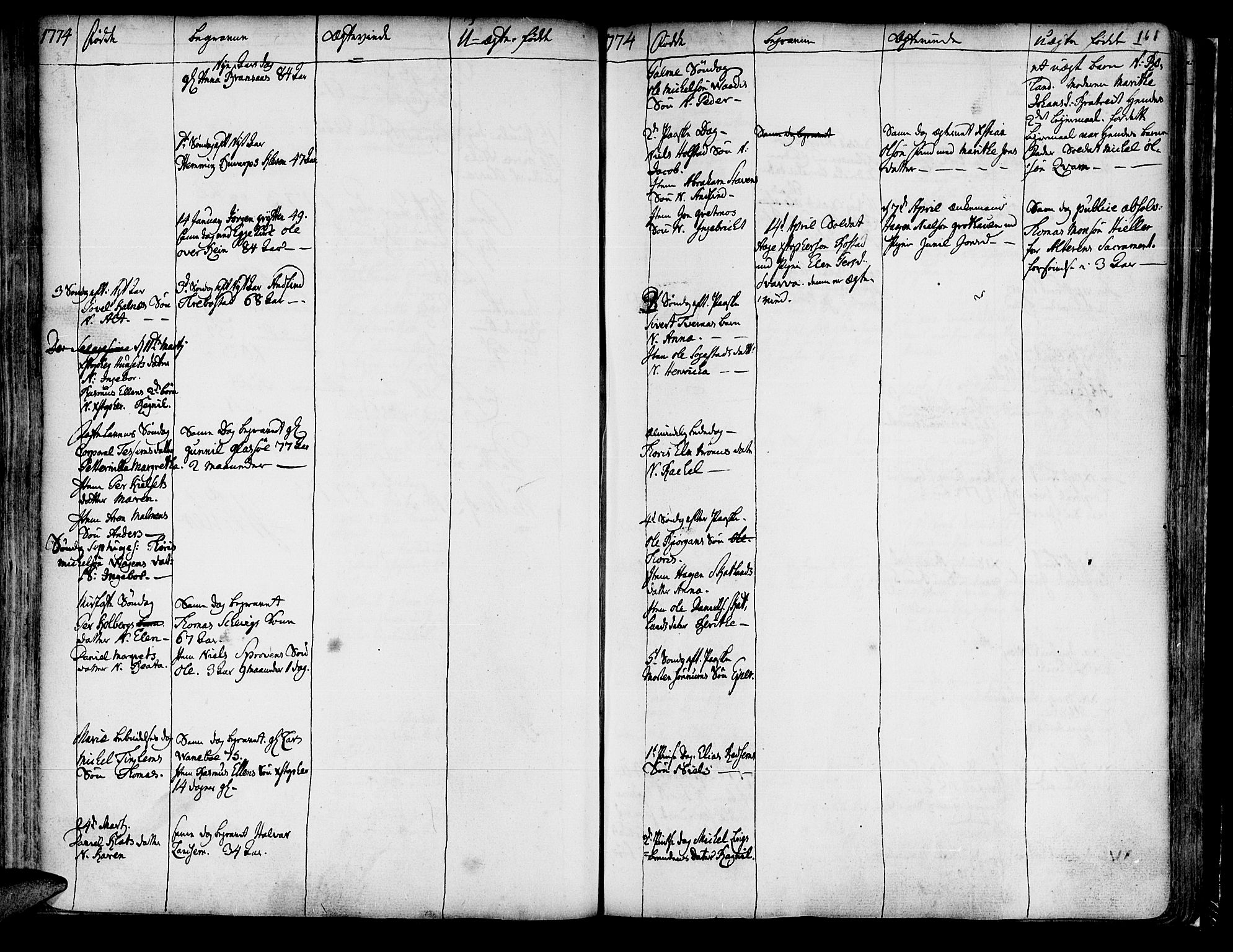 Ministerialprotokoller, klokkerbøker og fødselsregistre - Nord-Trøndelag, SAT/A-1458/741/L0385: Parish register (official) no. 741A01, 1722-1815, p. 161