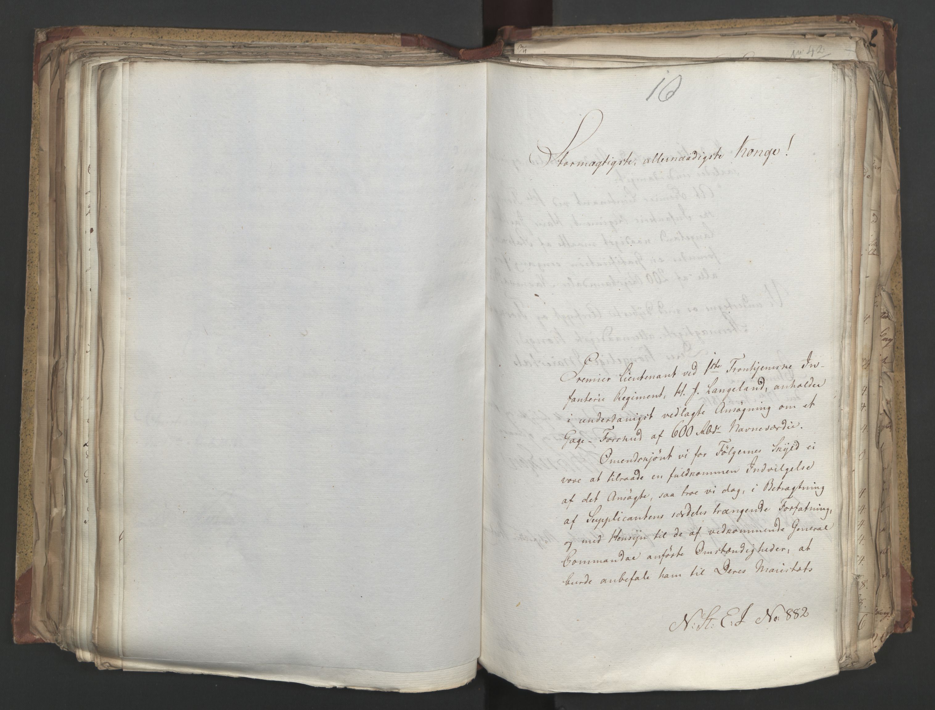 Statsrådsavdelingen i Stockholm, AV/RA-S-1003/D/Da/L0004: Regjeringsinnstillinger nr. 788-999, 1815, p. 235