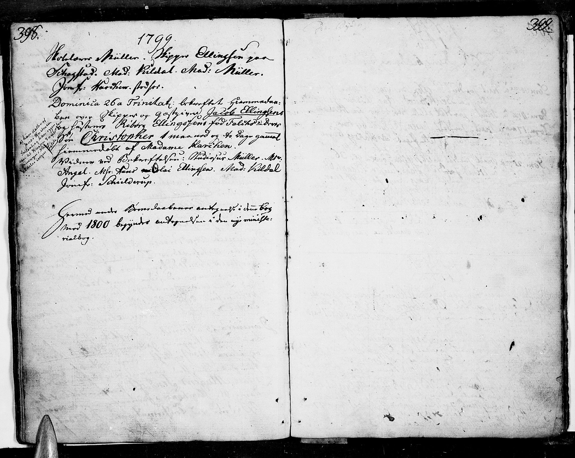 Ministerialprotokoller, klokkerbøker og fødselsregistre - Nordland, SAT/A-1459/855/L0796: Parish register (official) no. 855A04, 1776-1813, p. 398-399