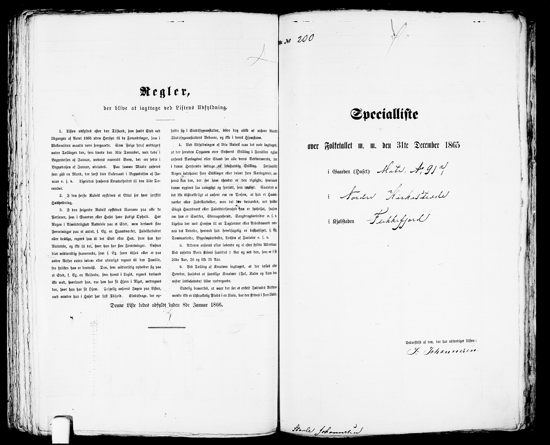 RA, 1865 census for Flekkefjord/Flekkefjord, 1865, p. 410