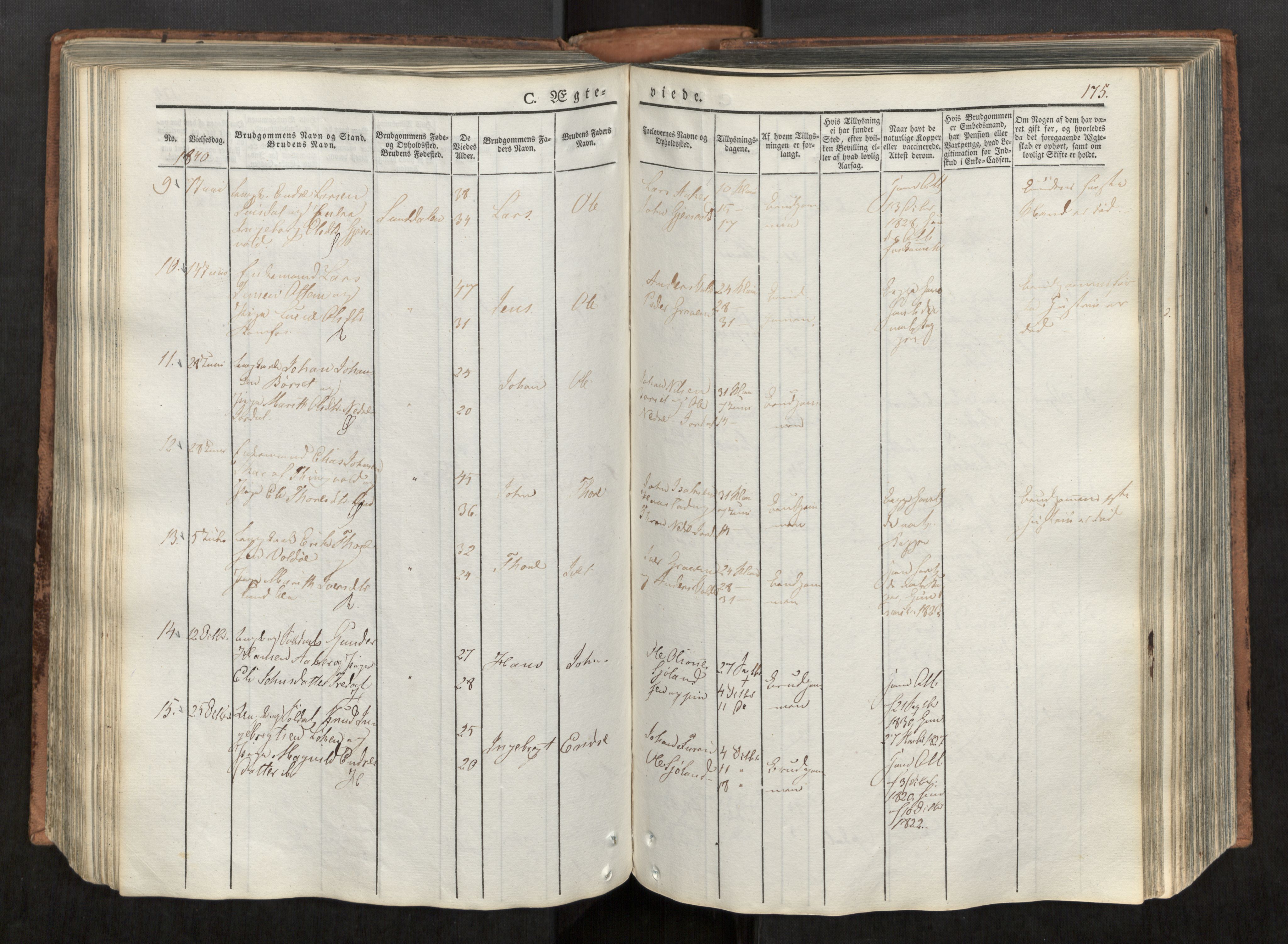 Ministerialprotokoller, klokkerbøker og fødselsregistre - Møre og Romsdal, AV/SAT-A-1454/590/L1012: Parish register (official) no. 590A04, 1832-1846, p. 175