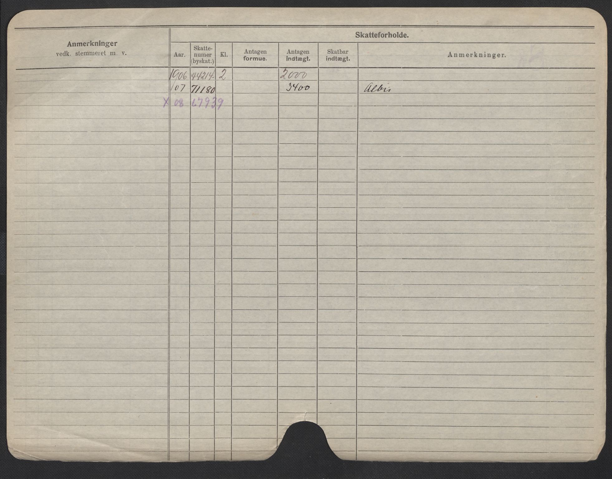 Oslo folkeregister, Registerkort, SAO/A-11715/F/Fa/Fac/L0009: Menn, 1906-1914, p. 76b