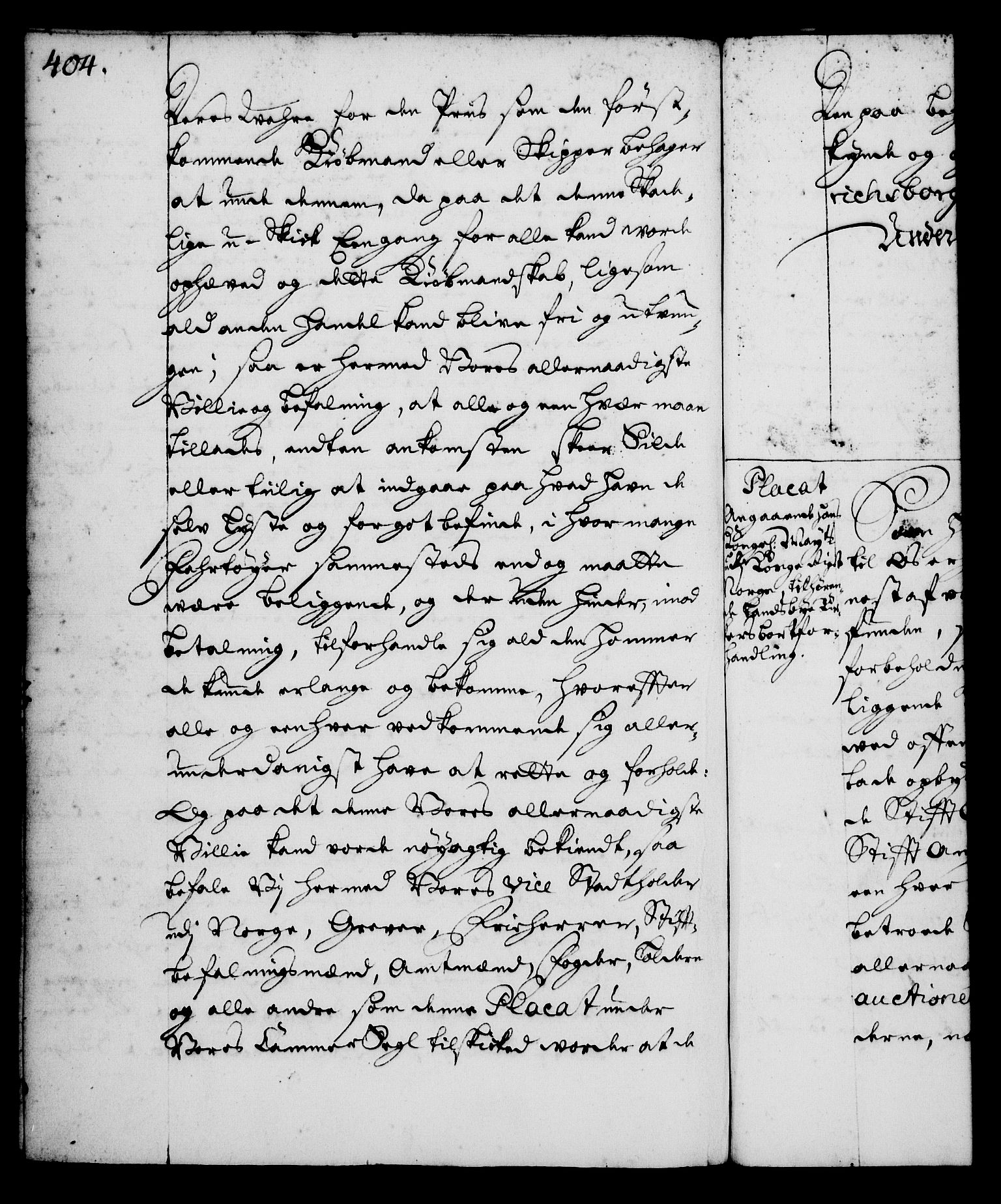 Rentekammeret, Kammerkanselliet, RA/EA-3111/G/Gg/Gga/L0001: Norsk ekspedisjonsprotokoll med register (merket RK 53.1), 1720-1723, p. 404