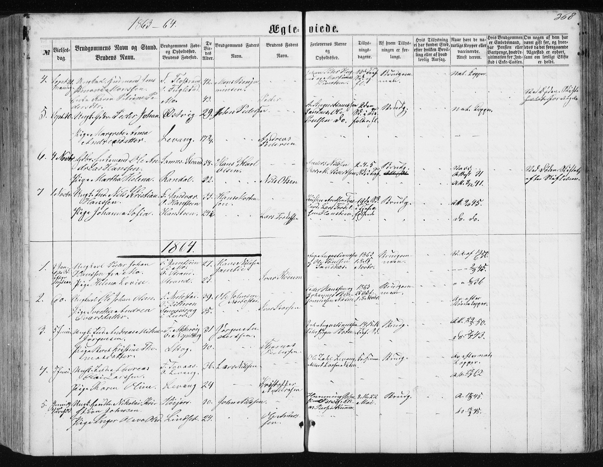 Ministerialprotokoller, klokkerbøker og fødselsregistre - Nordland, AV/SAT-A-1459/838/L0556: Parish register (copy) no. 838C03, 1861-1893, p. 368