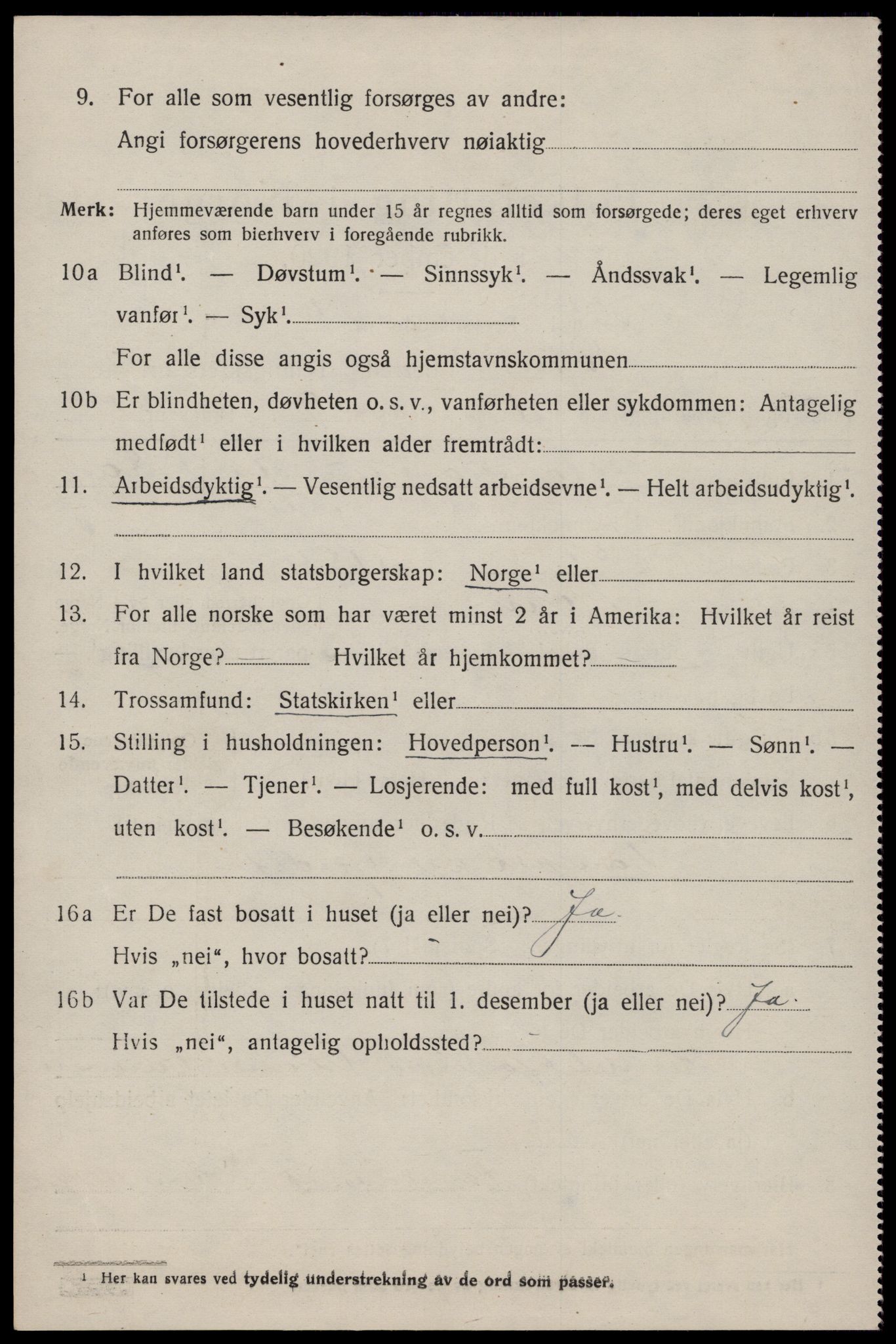 SAST, 1920 census for Bokn, 1920, p. 787