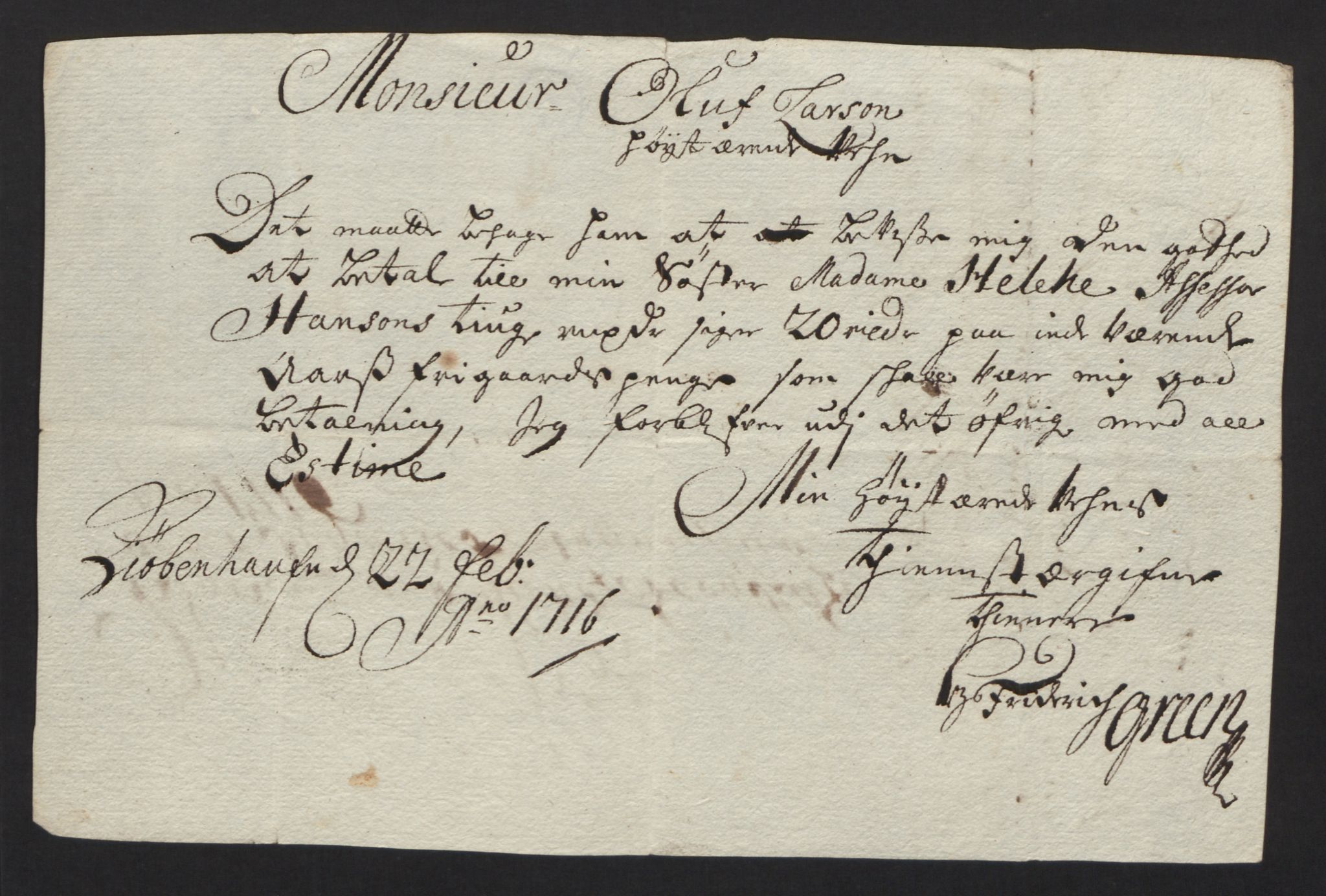 Rentekammeret inntil 1814, Reviderte regnskaper, Fogderegnskap, RA/EA-4092/R48/L2992: Fogderegnskap Sunnhordland og Hardanger, 1716, p. 158