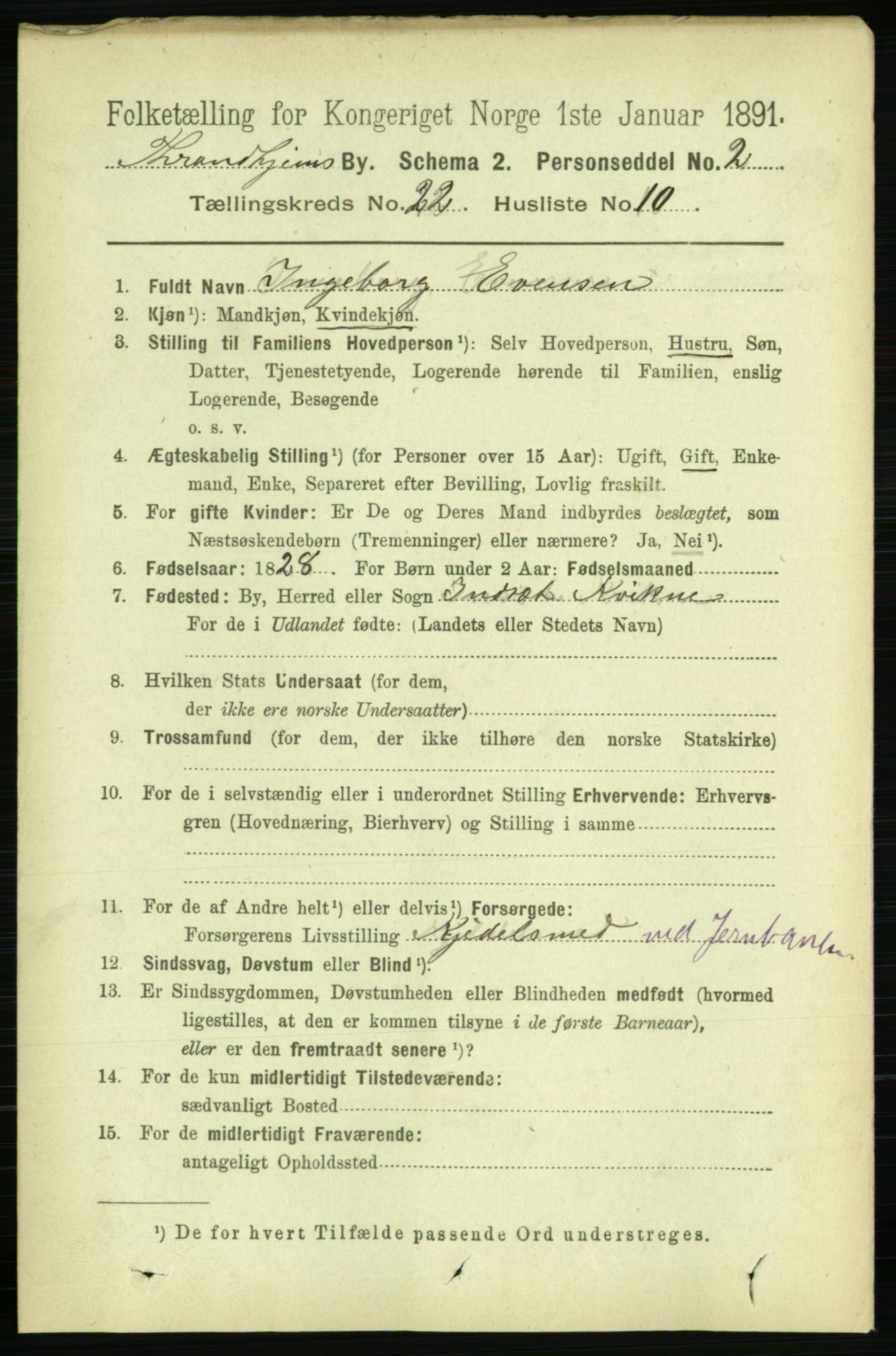 RA, 1891 census for 1601 Trondheim, 1891, p. 16637