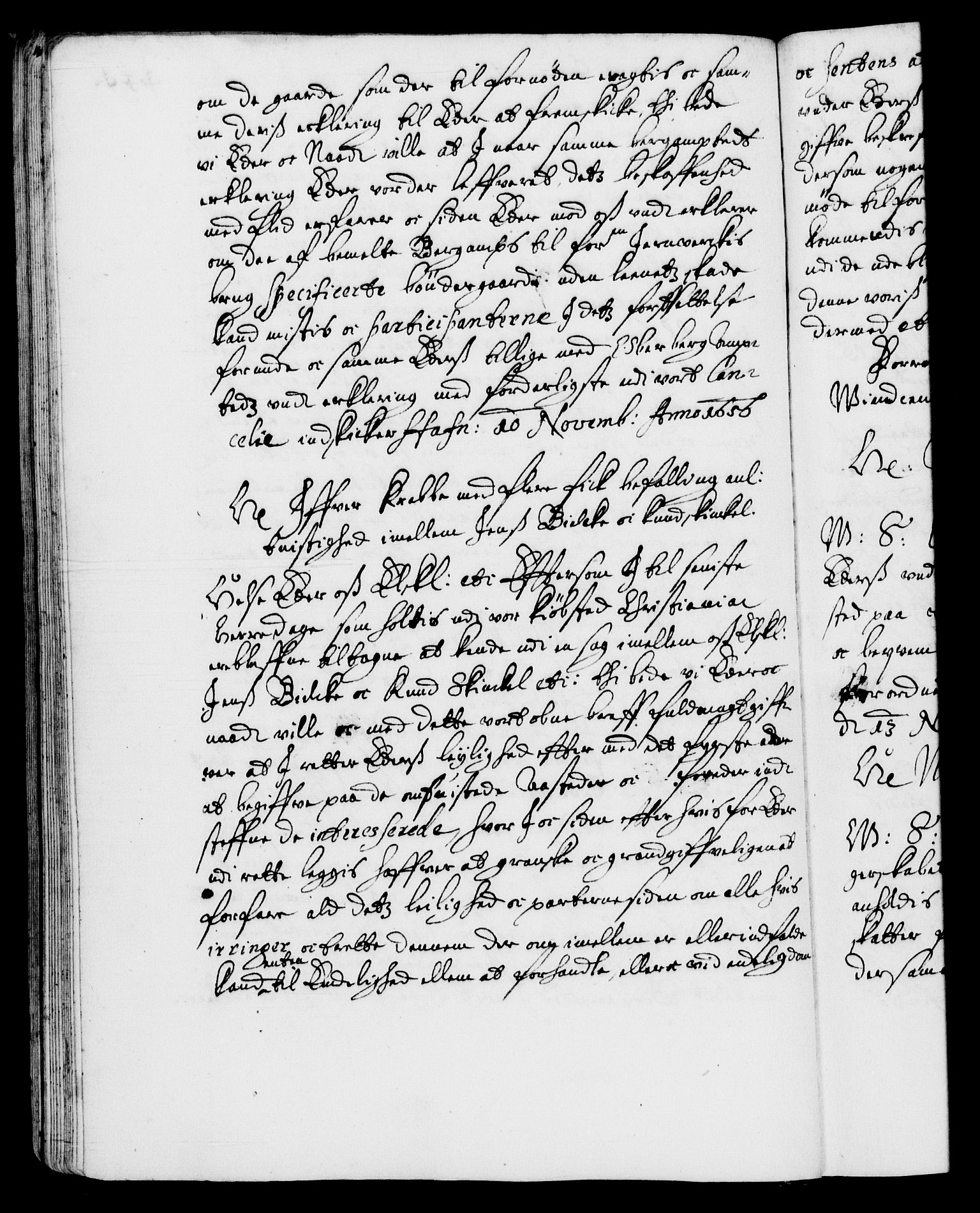 Danske Kanselli 1572-1799, RA/EA-3023/F/Fc/Fca/Fcab/L0009: Norske tegnelser (mikrofilm), 1653-1656, p. 439b