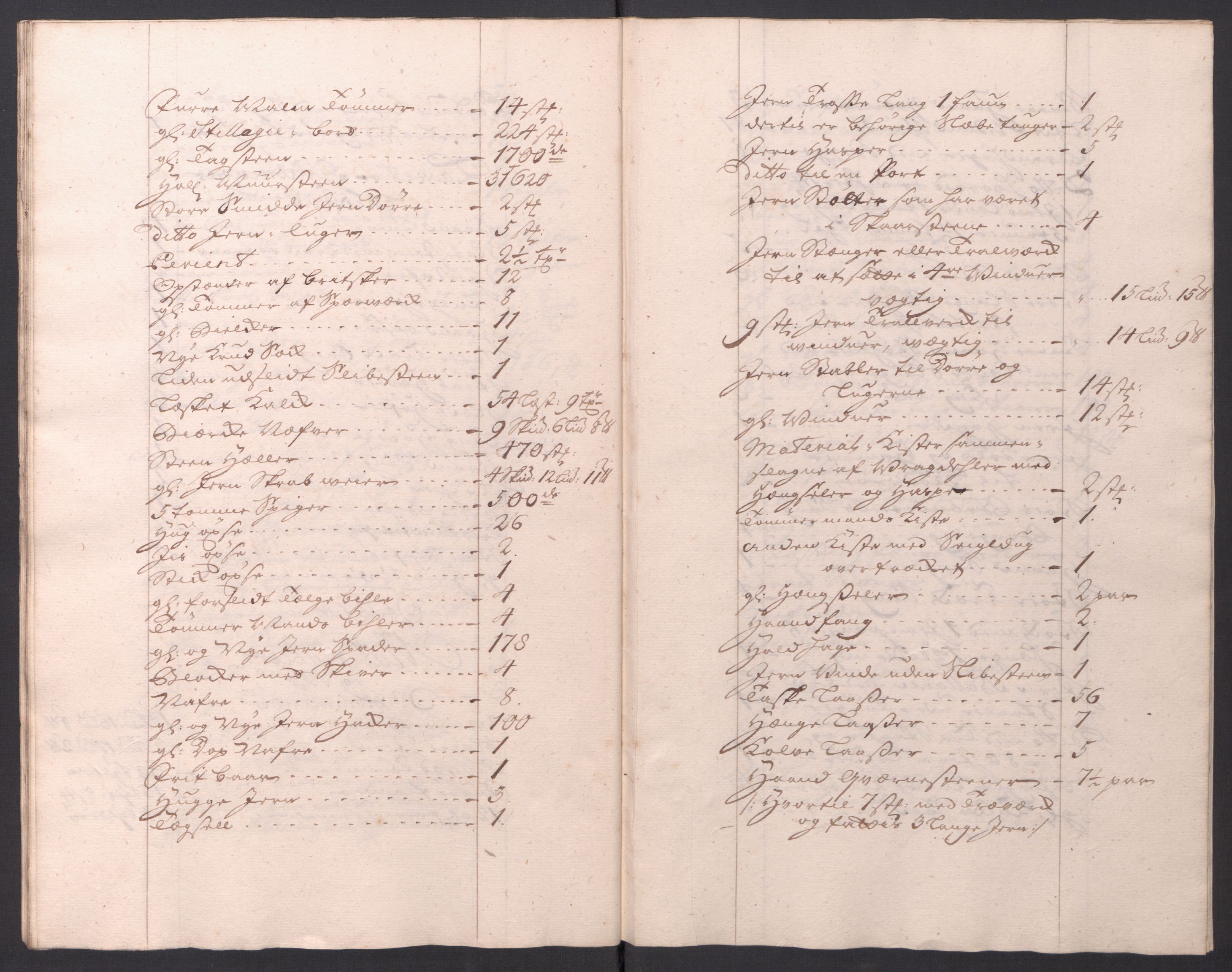 Kommanderende general (KG I) med Det norske krigsdirektorium, AV/RA-EA-5419/D/L0154: Fredriksten festning: Brev, inventarfortegnelser og regnskapsekstrakter, 1730-1739, p. 514