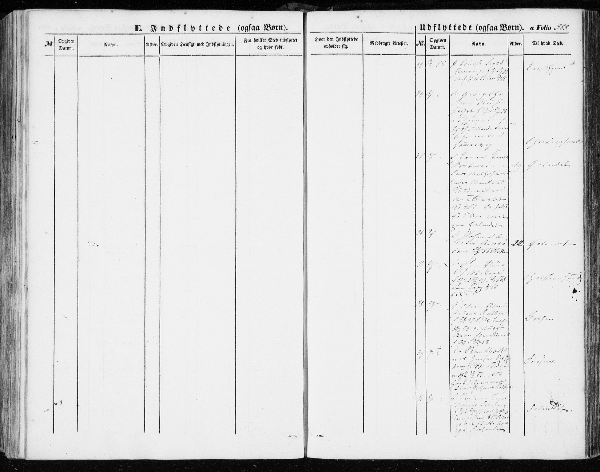 Ministerialprotokoller, klokkerbøker og fødselsregistre - Sør-Trøndelag, SAT/A-1456/634/L0530: Parish register (official) no. 634A06, 1852-1860, p. 383