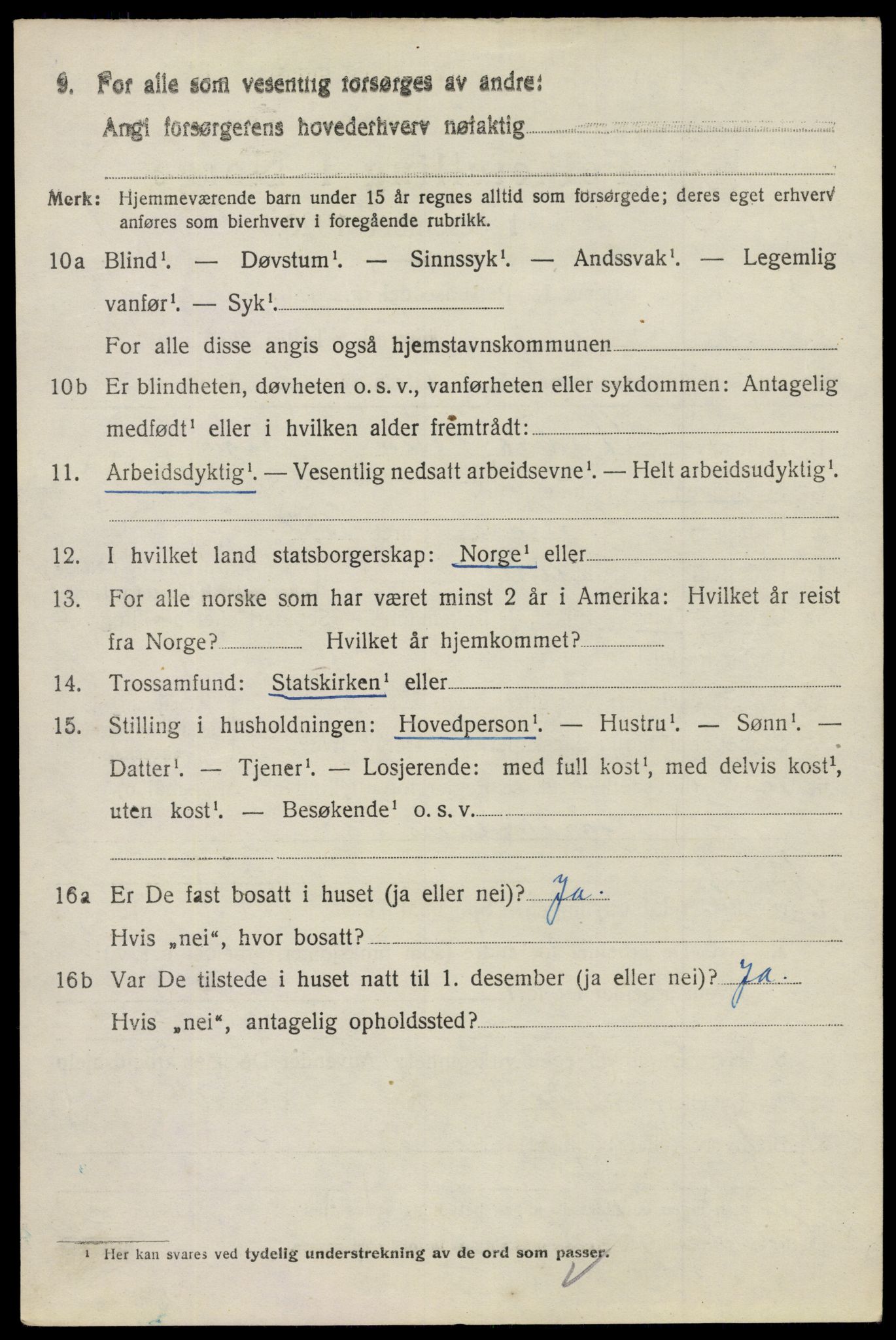 SAO, 1920 census for Tune, 1920, p. 5505