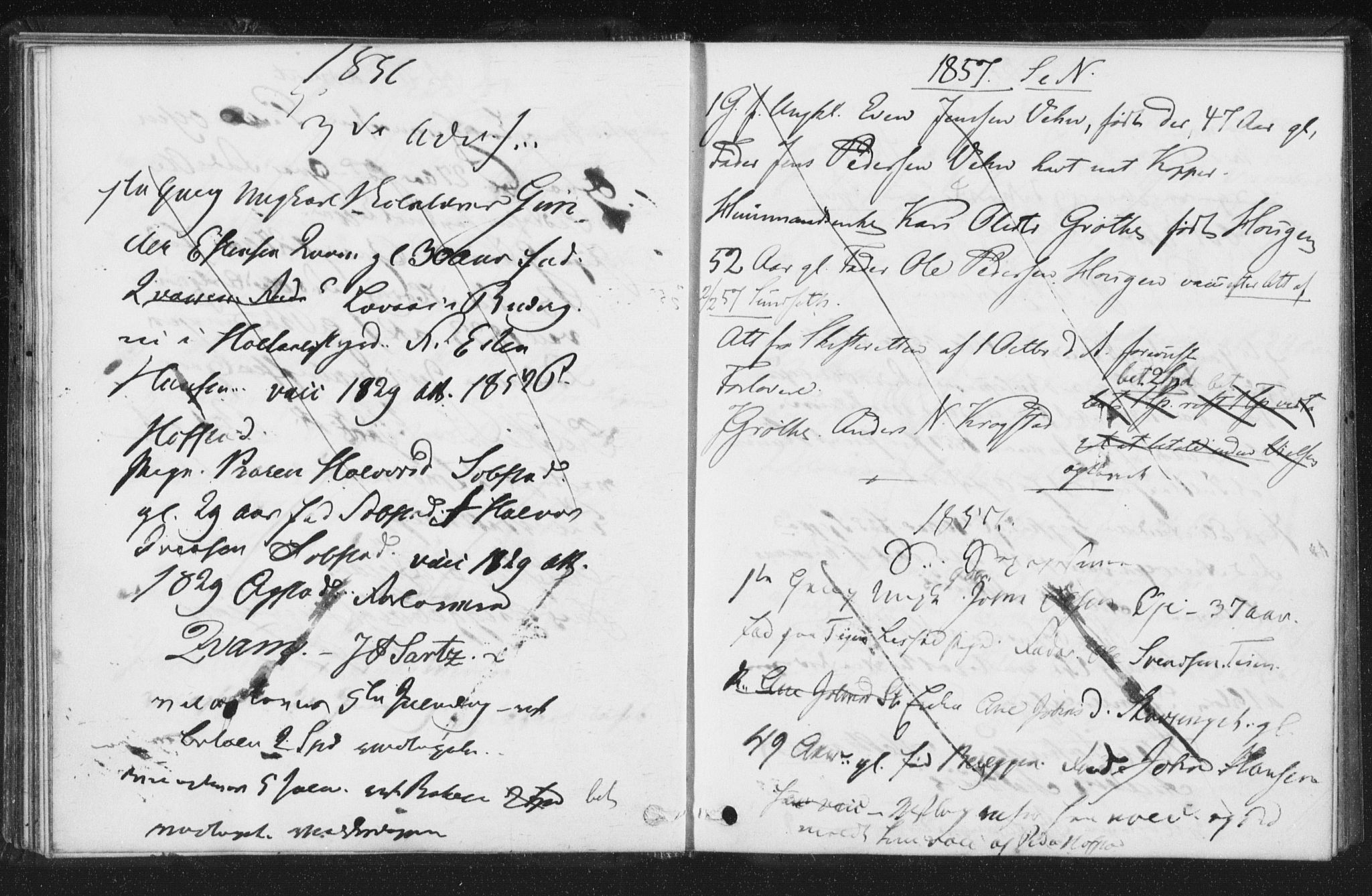 Melhus sokneprestkontor, AV/SAT-A-1141/1/I/I1/I1f/L0009: Banns register no. 691.I.1F9, 1850-1866