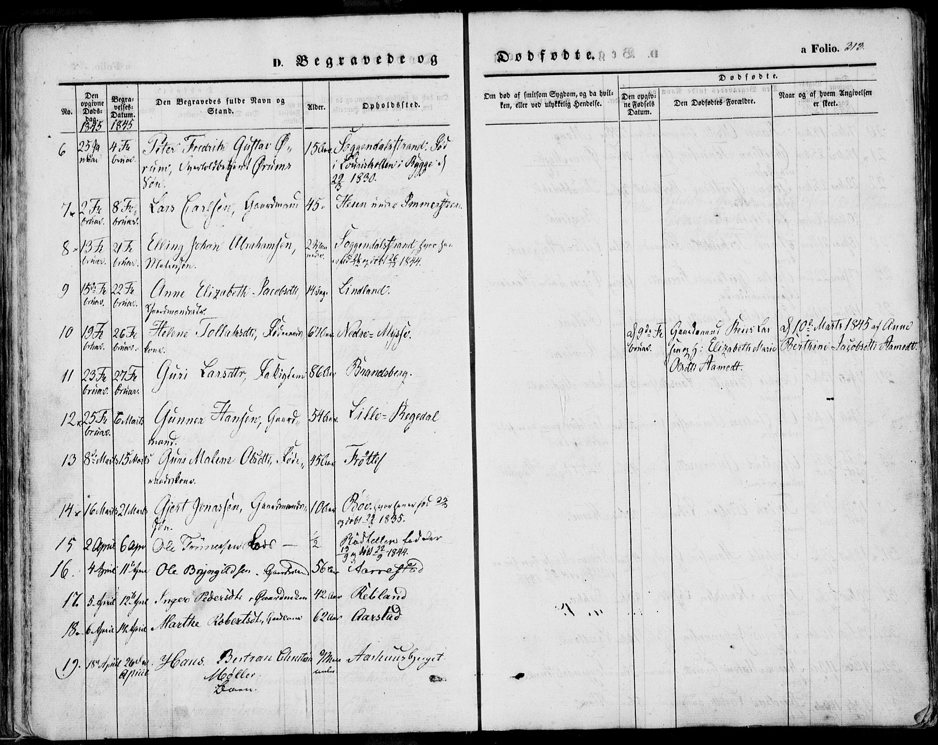 Sokndal sokneprestkontor, AV/SAST-A-101808: Parish register (official) no. A 8.2, 1842-1857, p. 313
