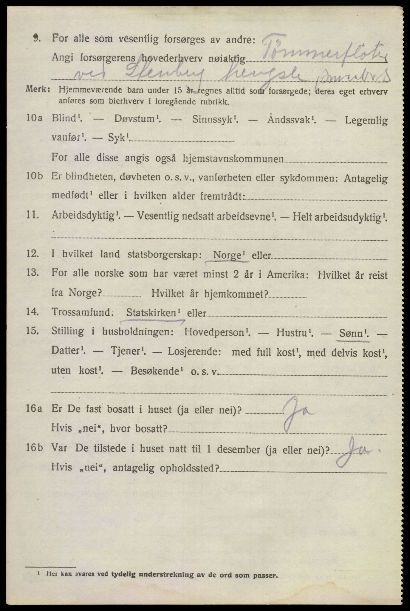 SAKO, 1920 census for Nedre Eiker, 1920, p. 9256