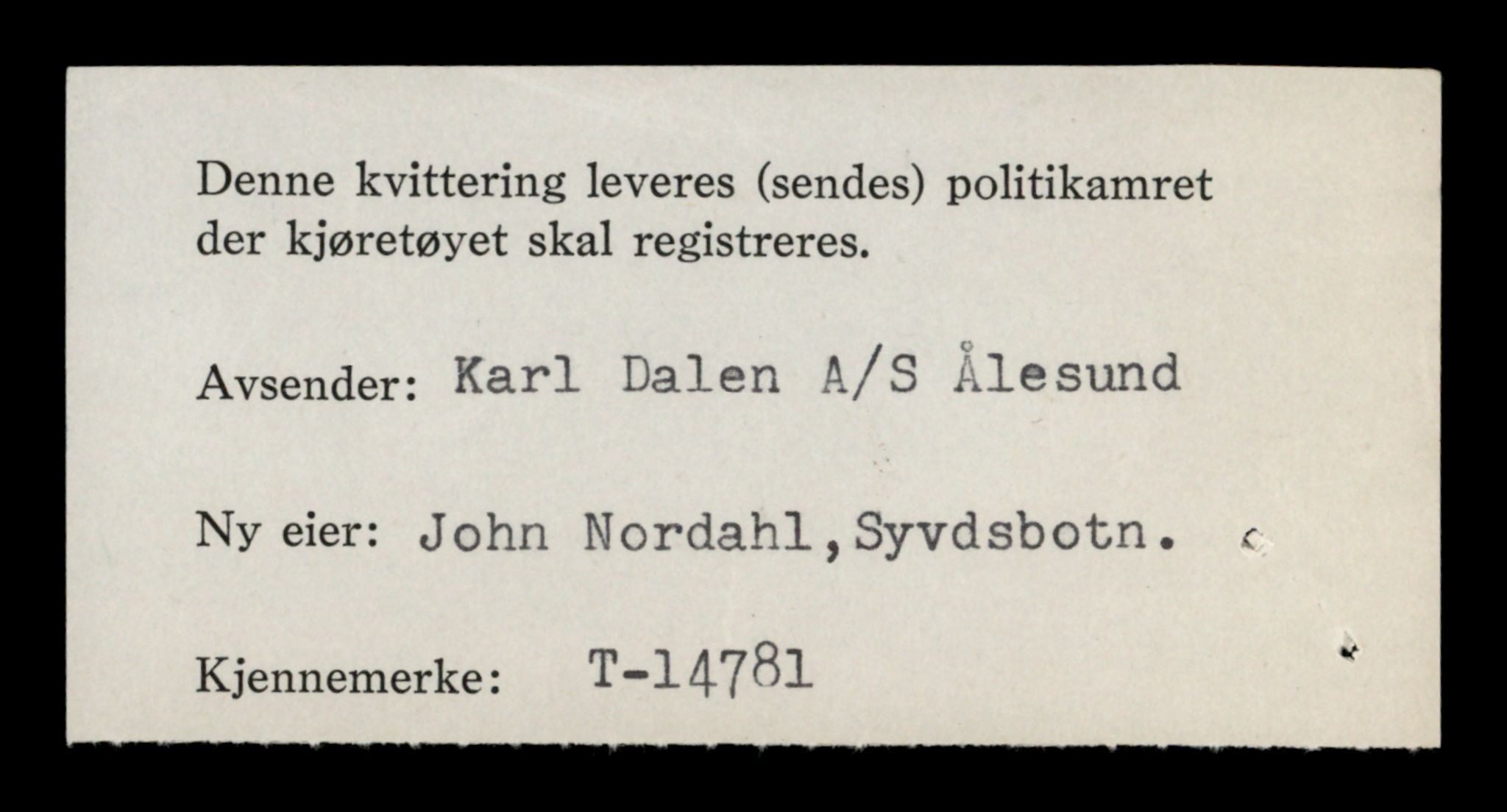 Møre og Romsdal vegkontor - Ålesund trafikkstasjon, AV/SAT-A-4099/F/Fe/L0048: Registreringskort for kjøretøy T 14721 - T 14863, 1927-1998, p. 1276