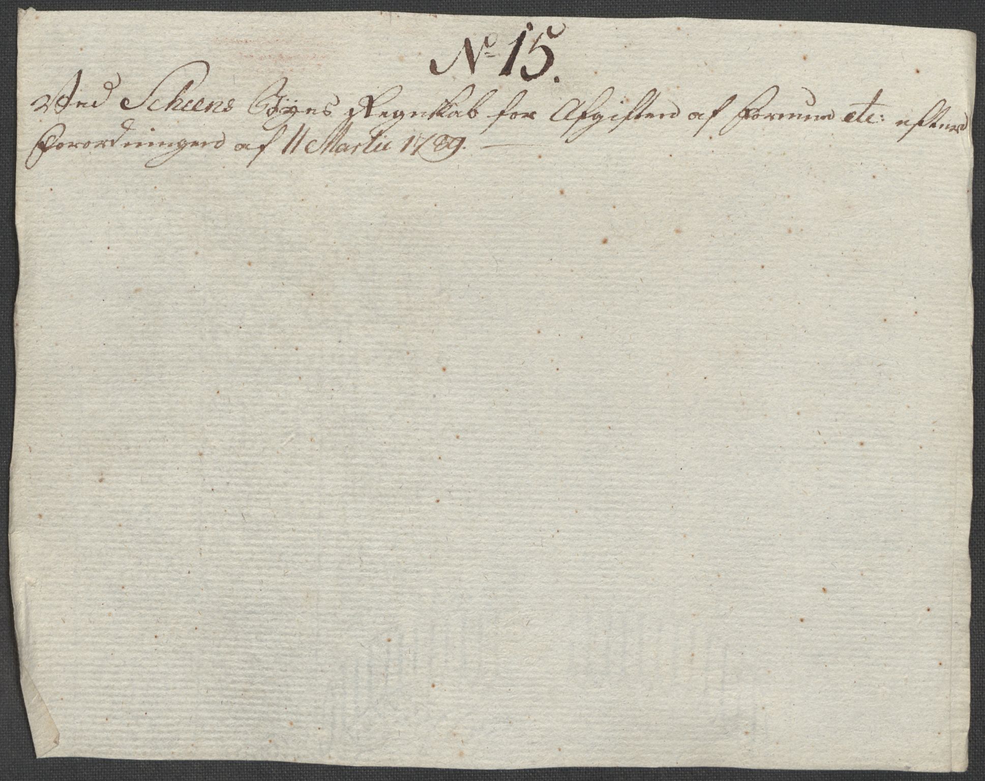 Rentekammeret inntil 1814, Reviderte regnskaper, Mindre regnskaper, AV/RA-EA-4068/Rf/Rfe/L0043: Skien, Solør og Odalen fogderi, 1789, p. 17