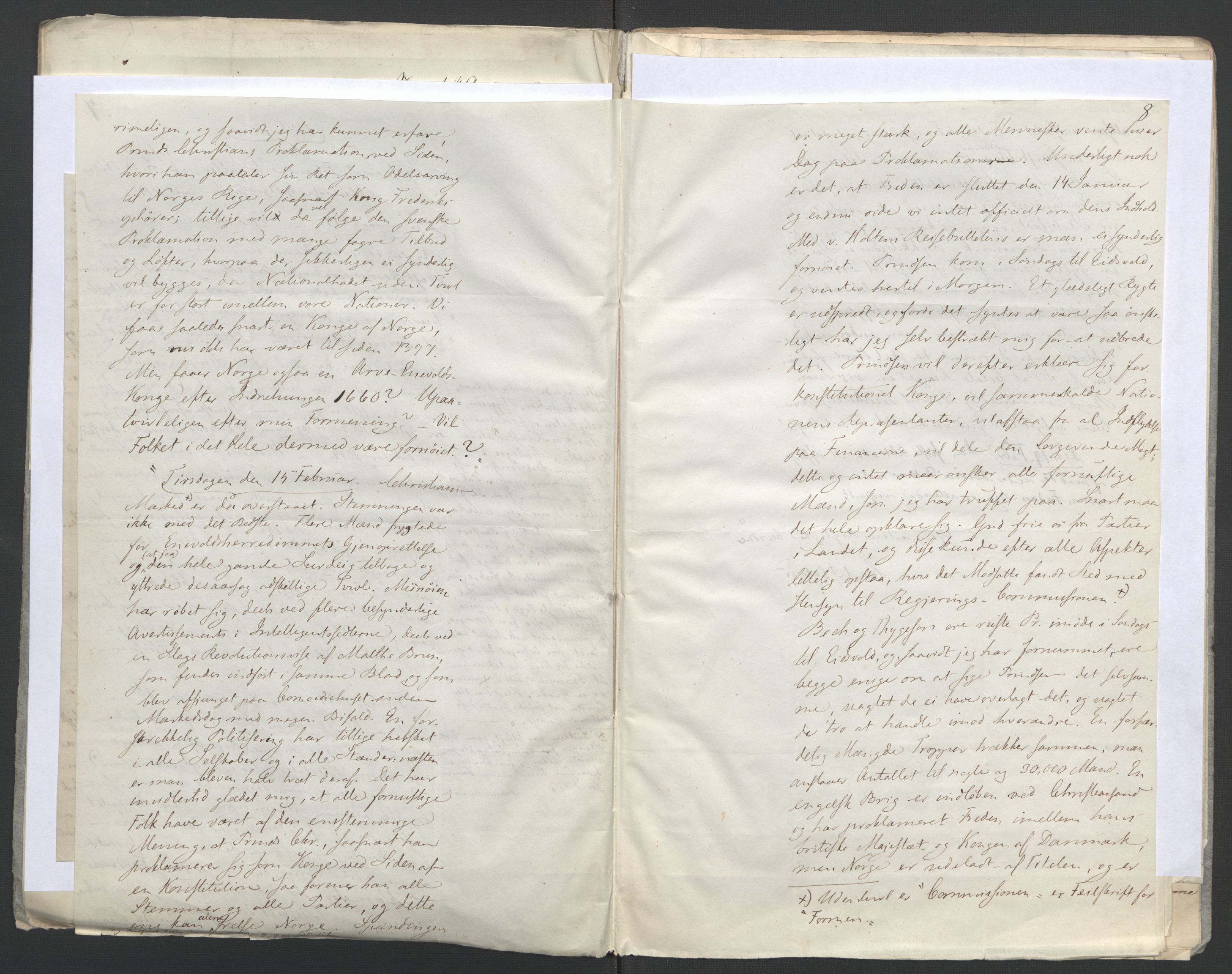 Faye, Andreas, AV/RA-PA-0015/F/Fh/L0028/0003: -- / Optegnelser ang. begivenhedene 1807-1814 af Thulstrup, L. Stoud Platou, C. St. Platou, G. Sverdrup, Løvenskiold m.fl. (afg. i samme anledning), p. 11