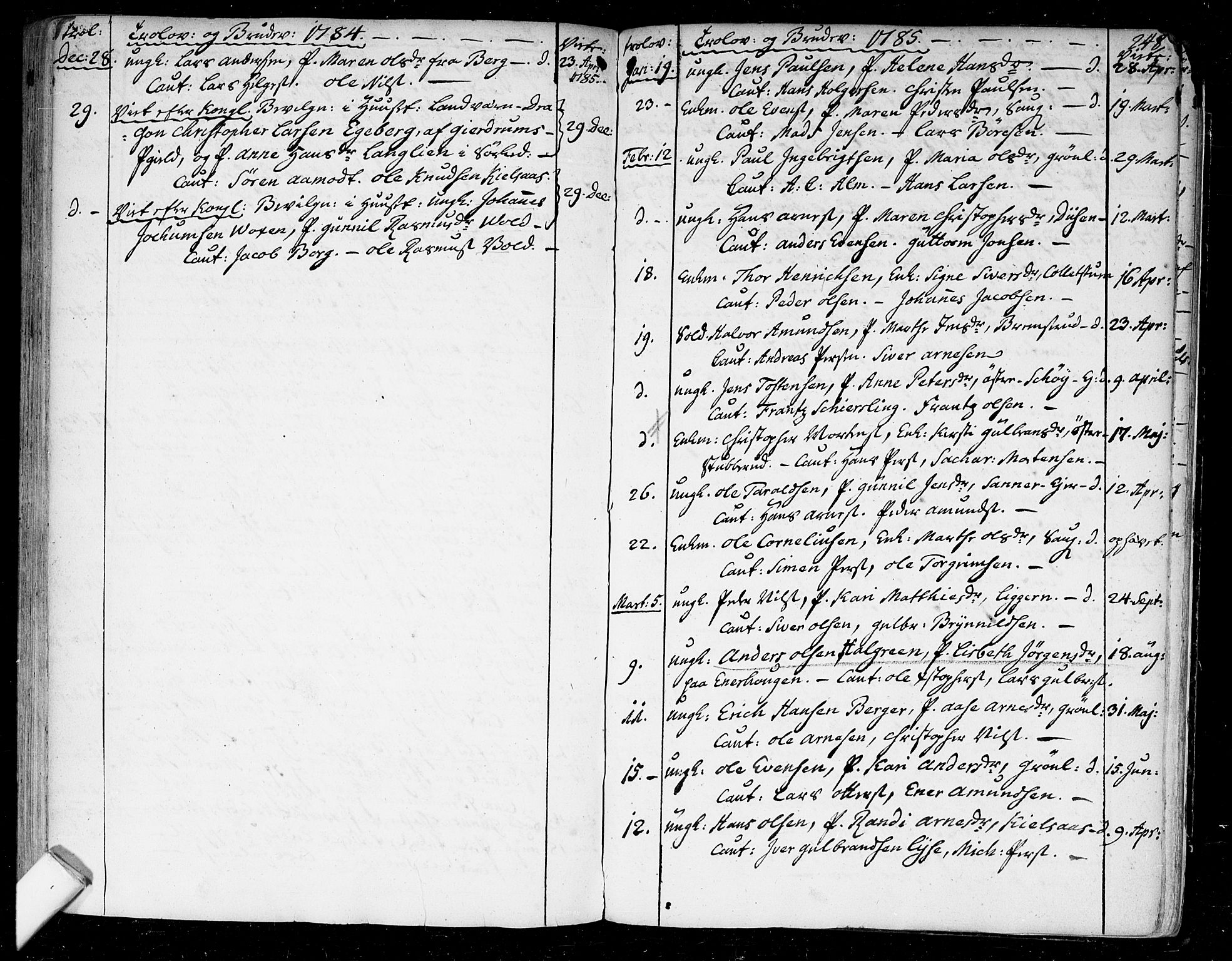 Aker prestekontor kirkebøker, SAO/A-10861/F/L0009: Parish register (official) no. 9, 1765-1785, p. 248