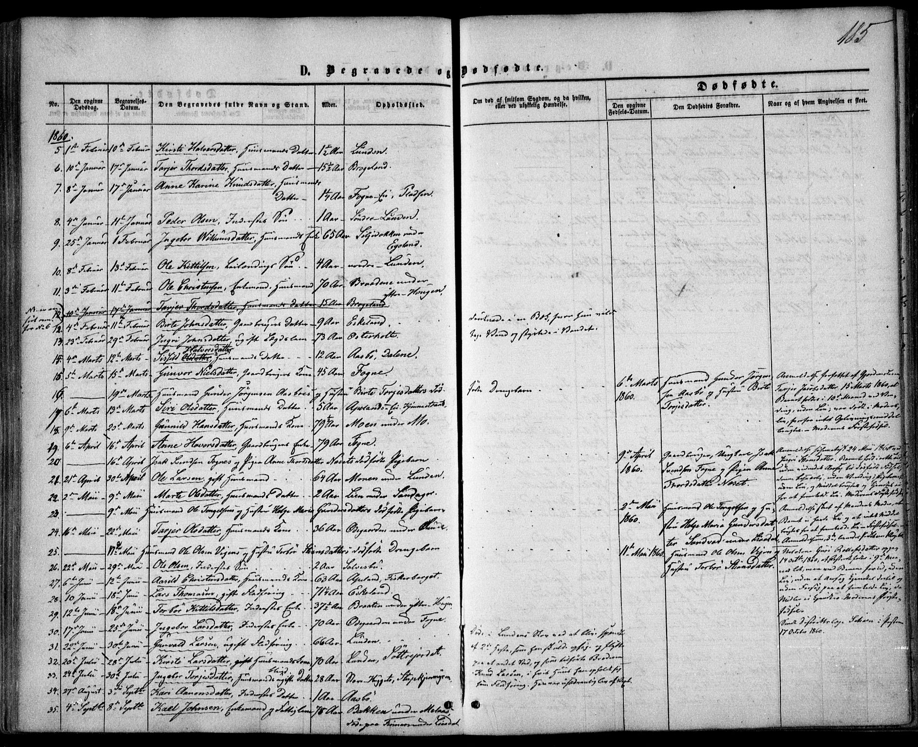 Gjerstad sokneprestkontor, AV/SAK-1111-0014/F/Fa/Faa/L0007: Parish register (official) no. A 7, 1858-1875, p. 185