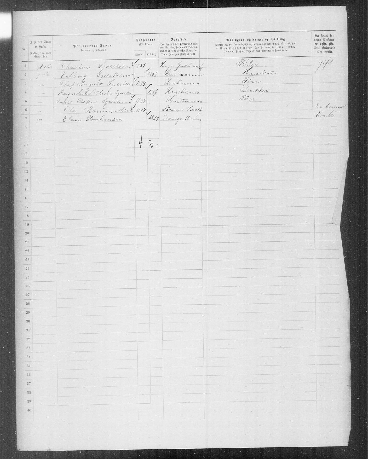 OBA, Municipal Census 1899 for Kristiania, 1899, p. 9480