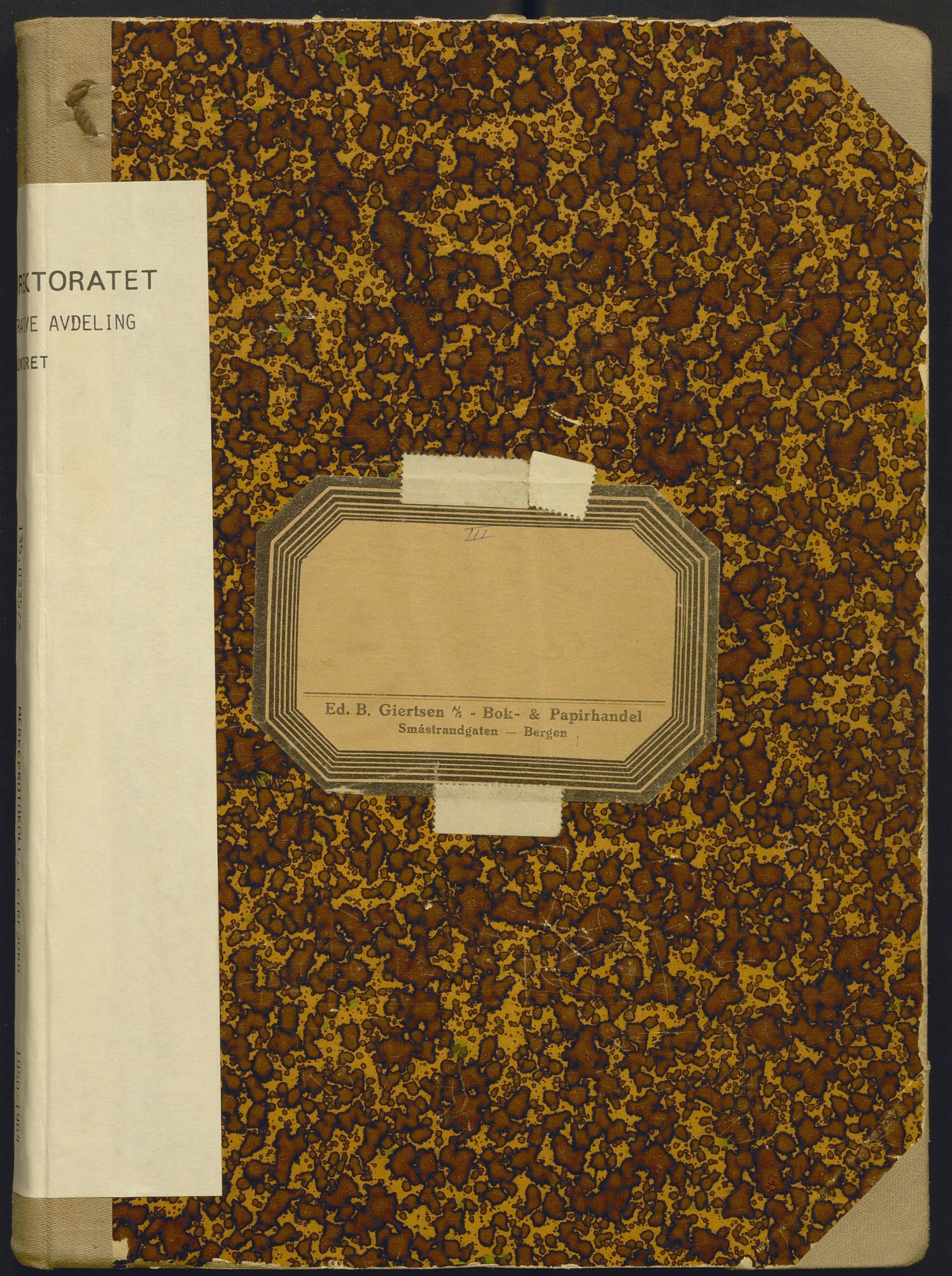 Fiskeridirektoratet - 1 Adm. ledelse - 13 Båtkontoret, AV/SAB-A-2003/I/Ia/Iac/L0101: 135.0335/3 Merkeprotokoll - Leirfjord, 1950-1964