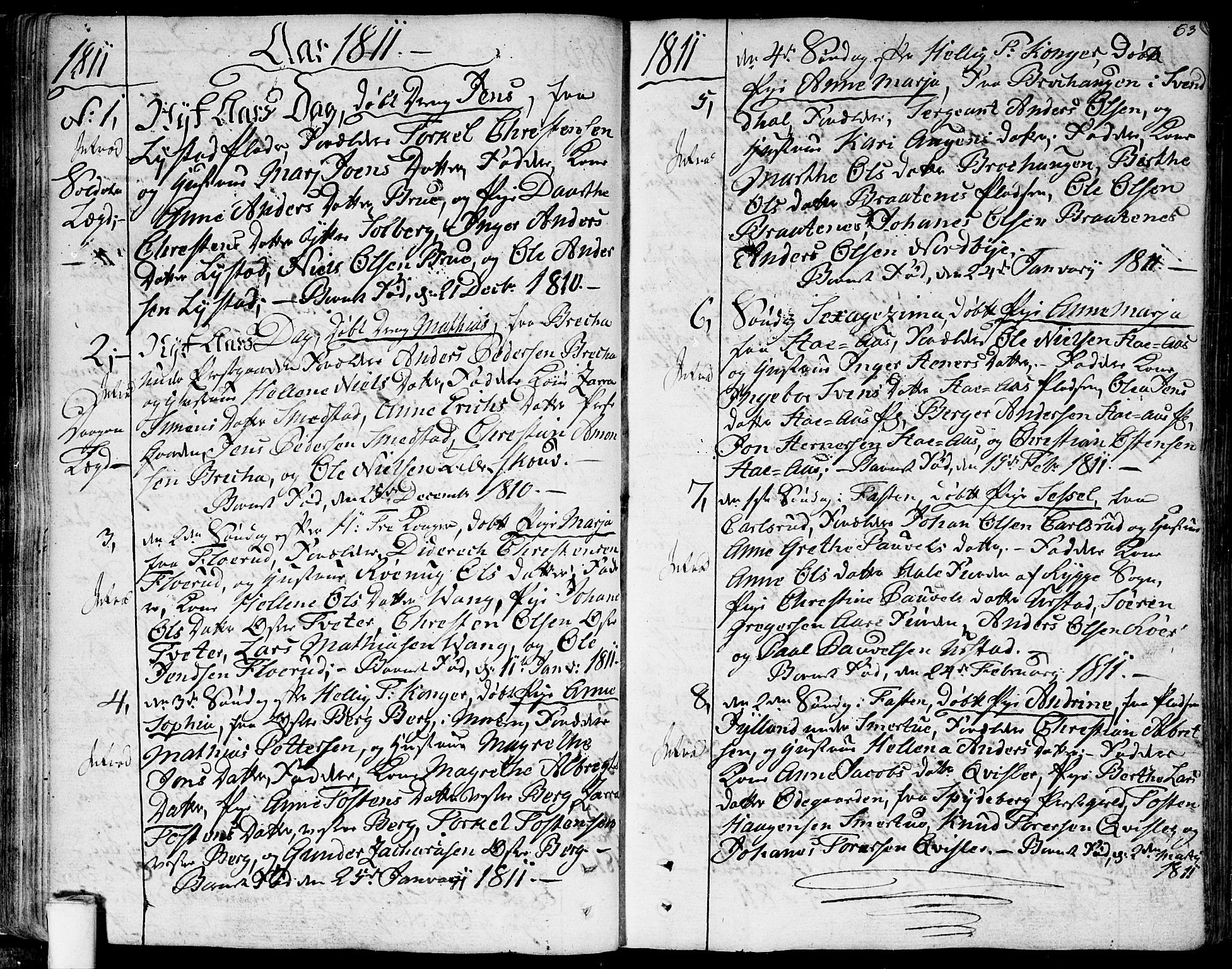 Skiptvet prestekontor Kirkebøker, AV/SAO-A-20009/F/Fa/L0004: Parish register (official) no. 4, 1794-1814, p. 63