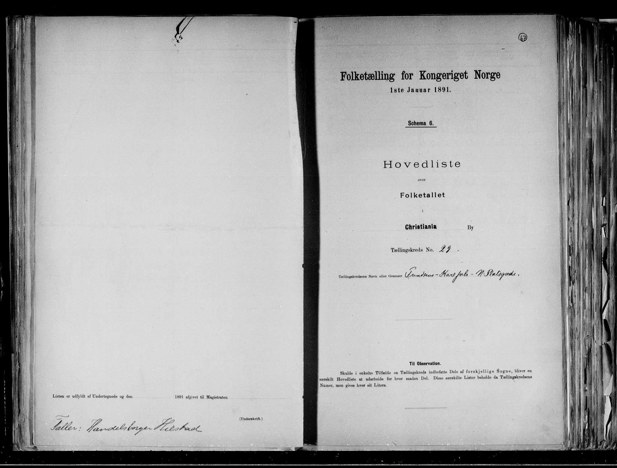 RA, 1891 census for 0301 Kristiania, 1891, p. 12953