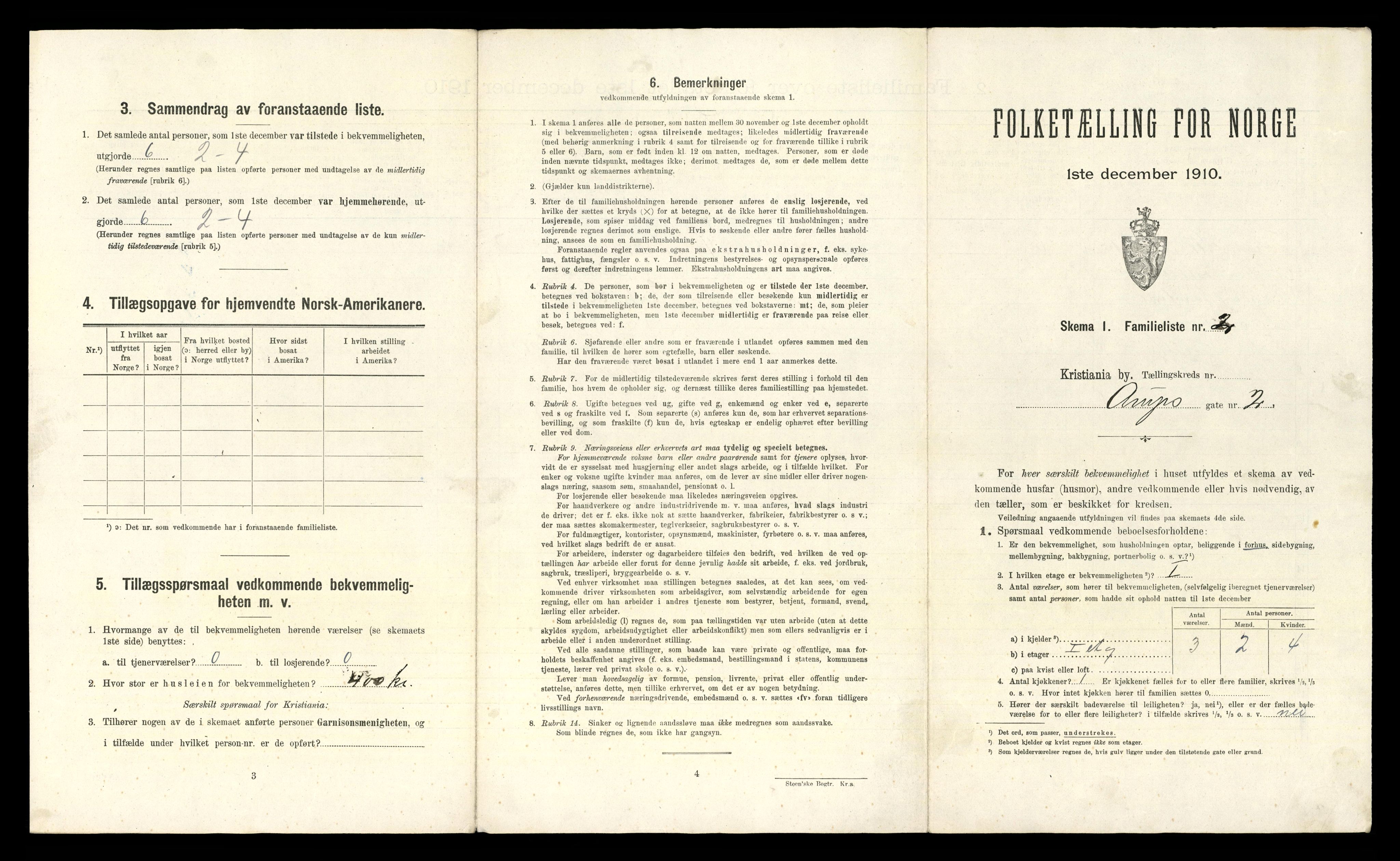 RA, 1910 census for Kristiania, 1910, p. 3203