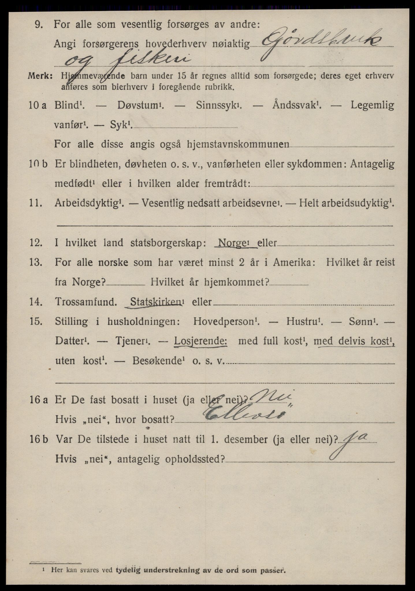 SAT, 1920 census for Edøy, 1920, p. 1755