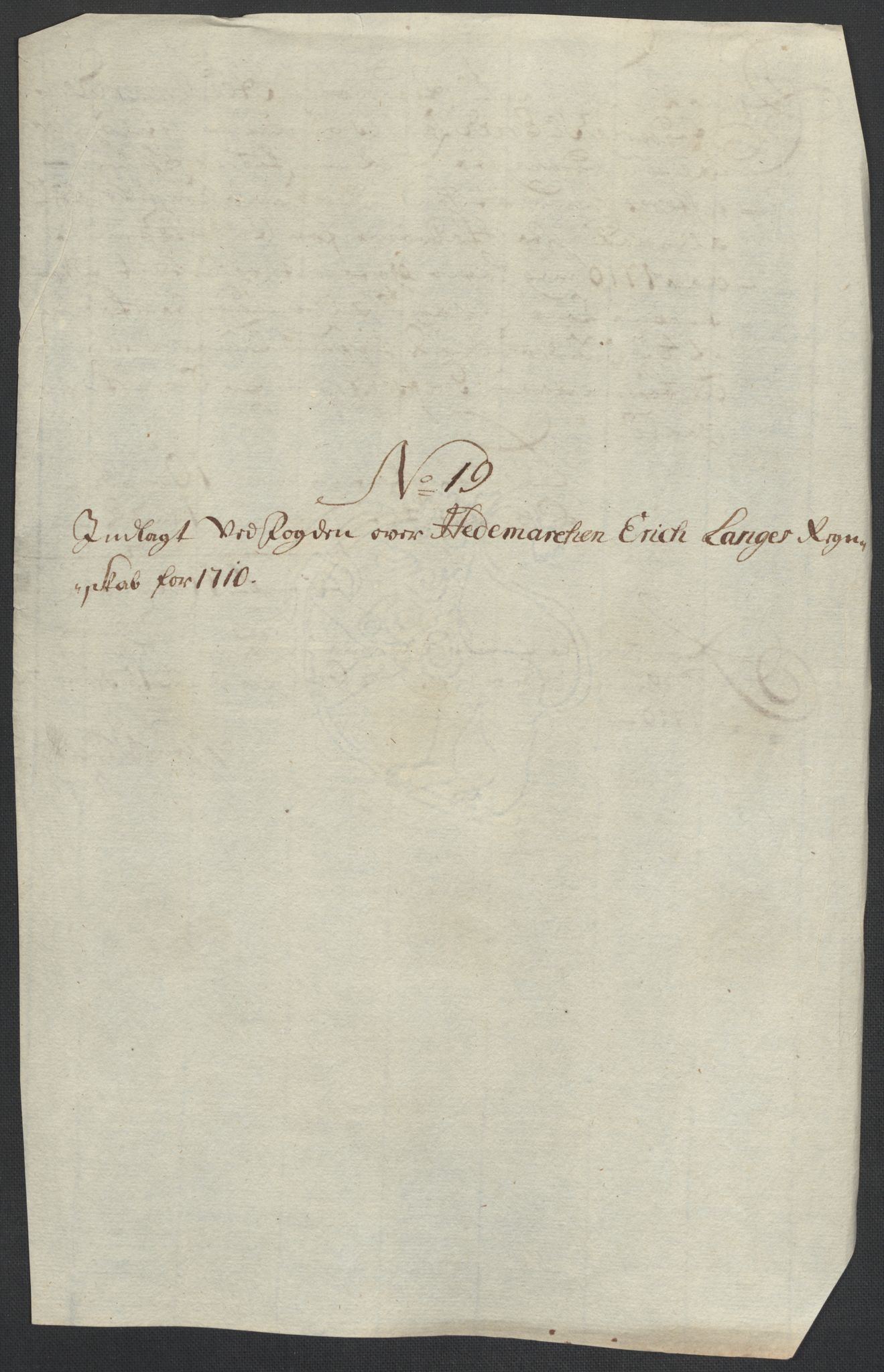 Rentekammeret inntil 1814, Reviderte regnskaper, Fogderegnskap, RA/EA-4092/R16/L1046: Fogderegnskap Hedmark, 1710, p. 305