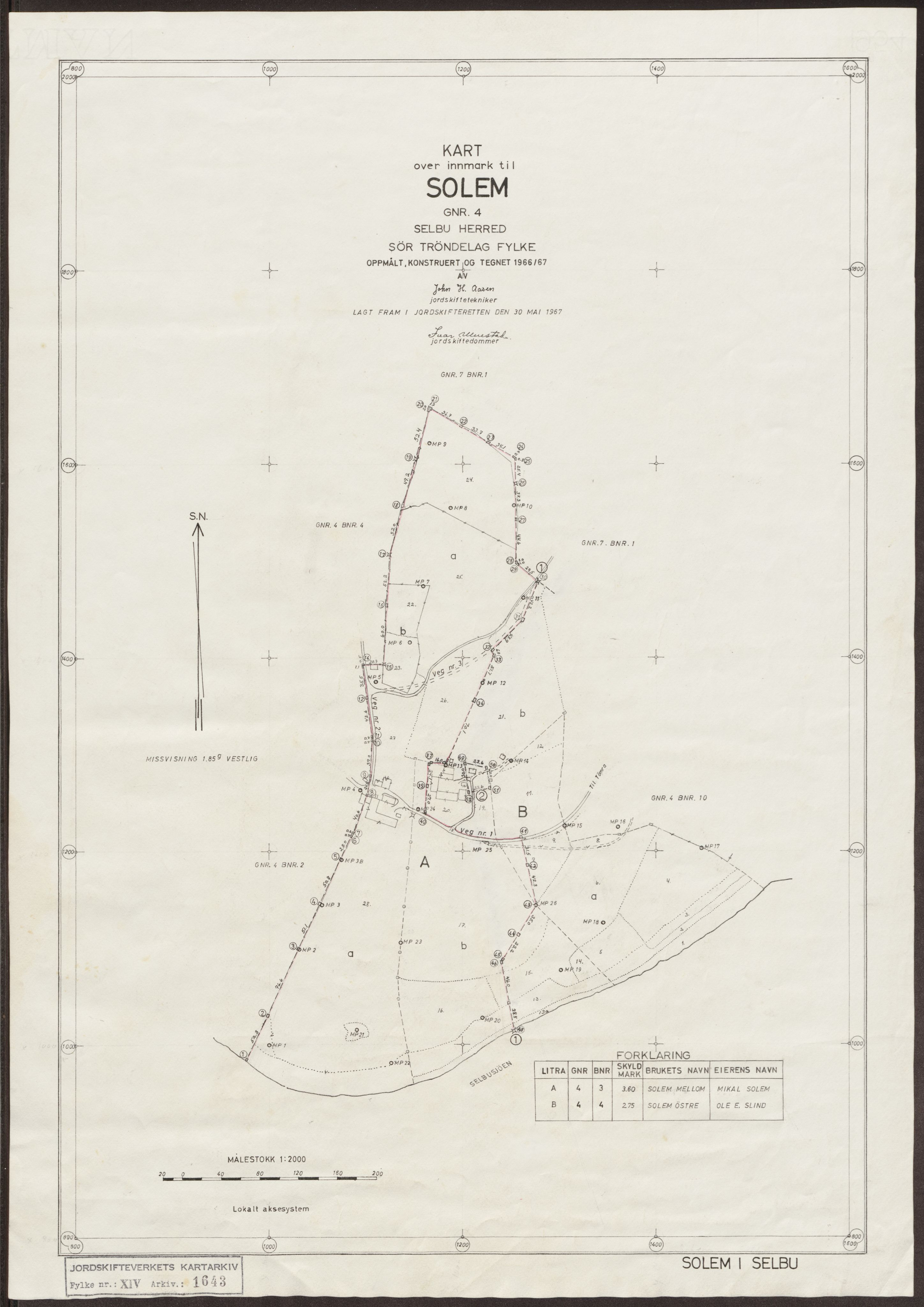 Jordskifteverkets kartarkiv, AV/RA-S-3929/T, 1859-1988, p. 2574