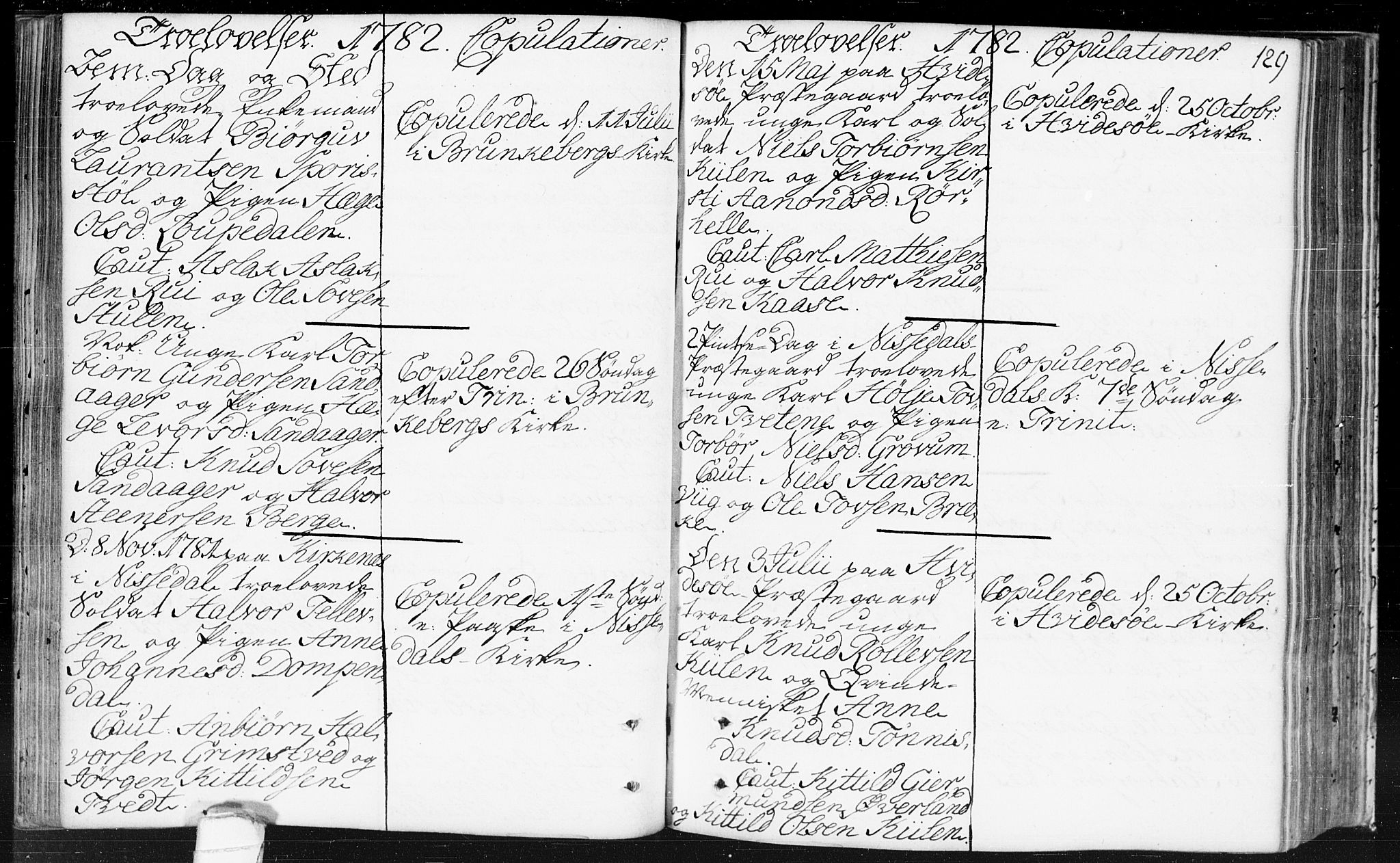 Kviteseid kirkebøker, SAKO/A-276/F/Fa/L0002: Parish register (official) no. I 2, 1773-1786, p. 129