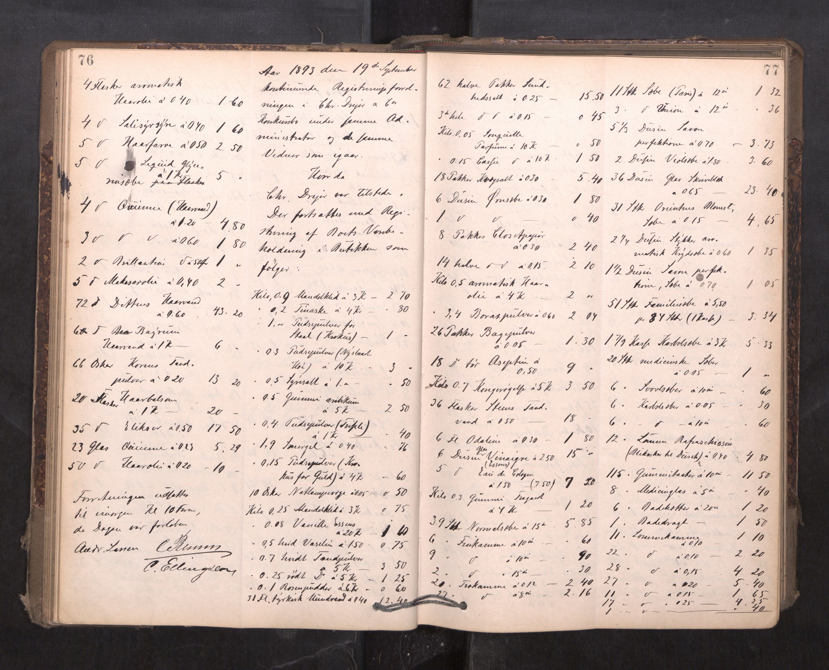 Trondheim byfogd, AV/SAT-A-0003/1/3/3C/L0015: Skifteregistreringsprotokoll - 24/2-21/3 (u/ register), 1893-1899, p. 76-77