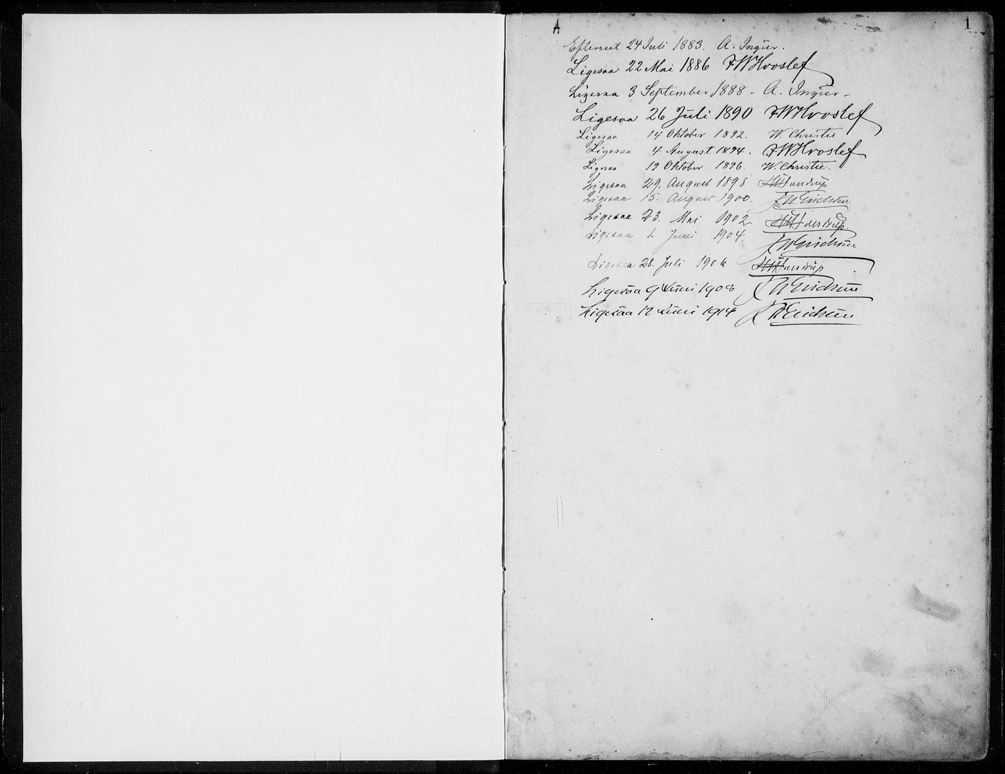 Lavik sokneprestembete, SAB/A-80901: Parish register (copy) no. A 2, 1882-1910, p. 1
