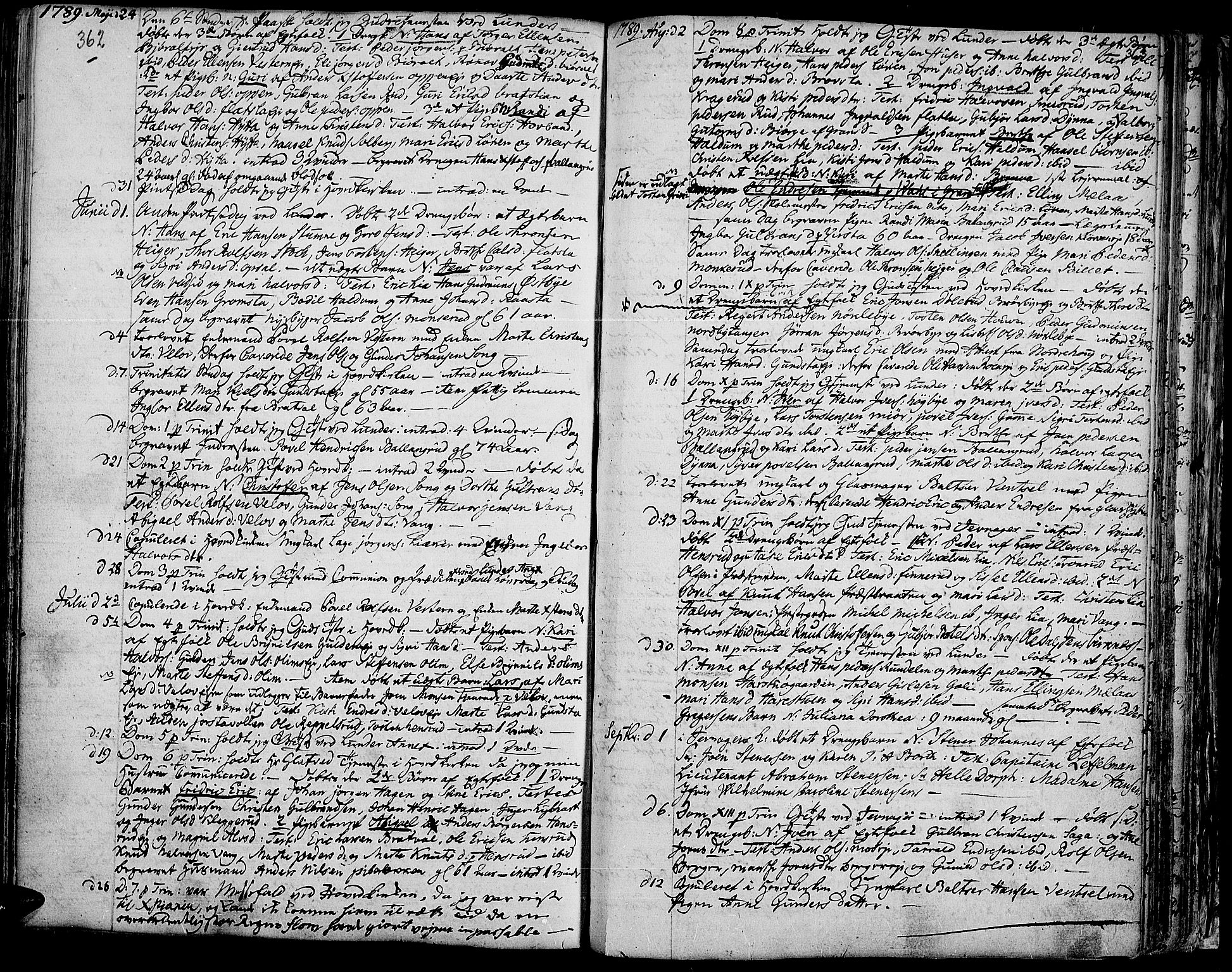 Jevnaker prestekontor, AV/SAH-PREST-116/H/Ha/Haa/L0003: Parish register (official) no. 3, 1752-1799, p. 362-363