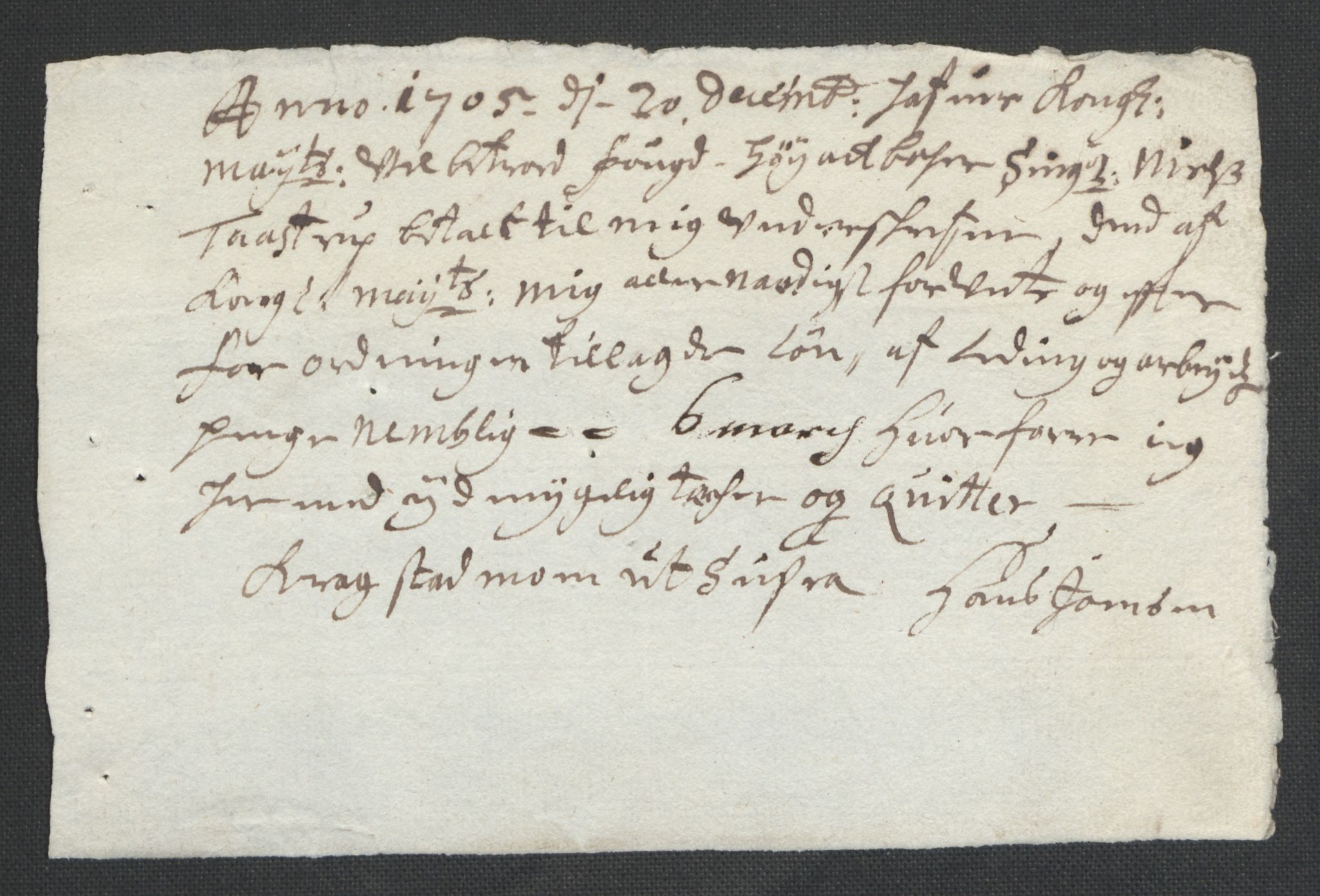 Rentekammeret inntil 1814, Reviderte regnskaper, Fogderegnskap, AV/RA-EA-4092/R43/L2551: Fogderegnskap Lista og Mandal, 1705-1709, p. 71