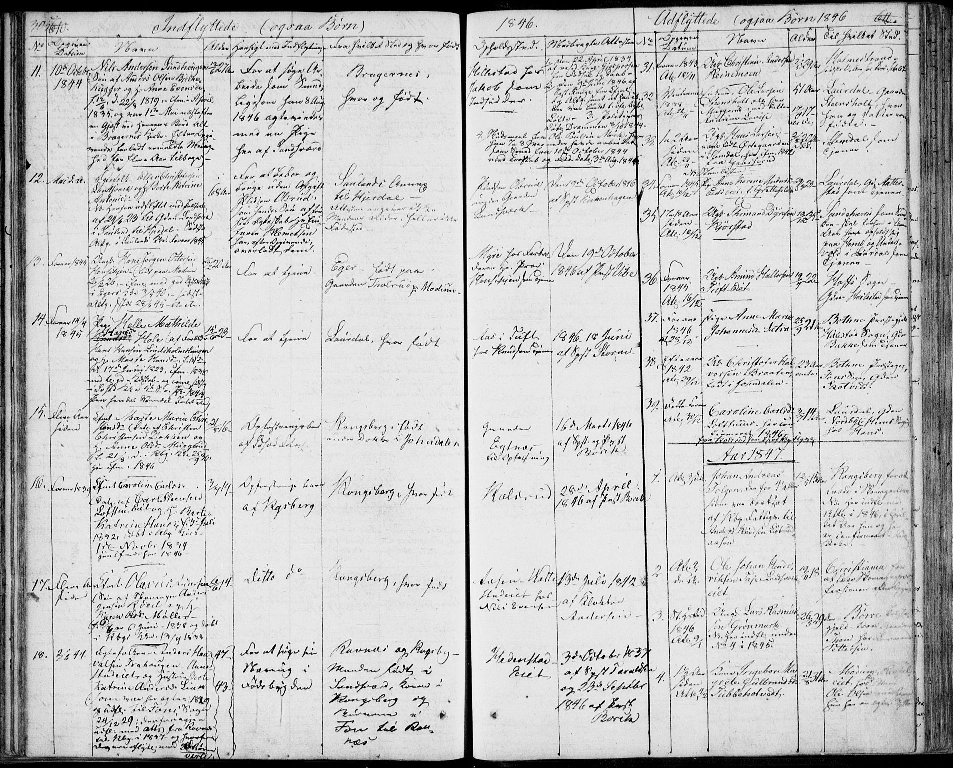 Sandsvær kirkebøker, SAKO/A-244/F/Fa/L0005: Parish register (official) no. I 5, 1840-1856, p. 610-611