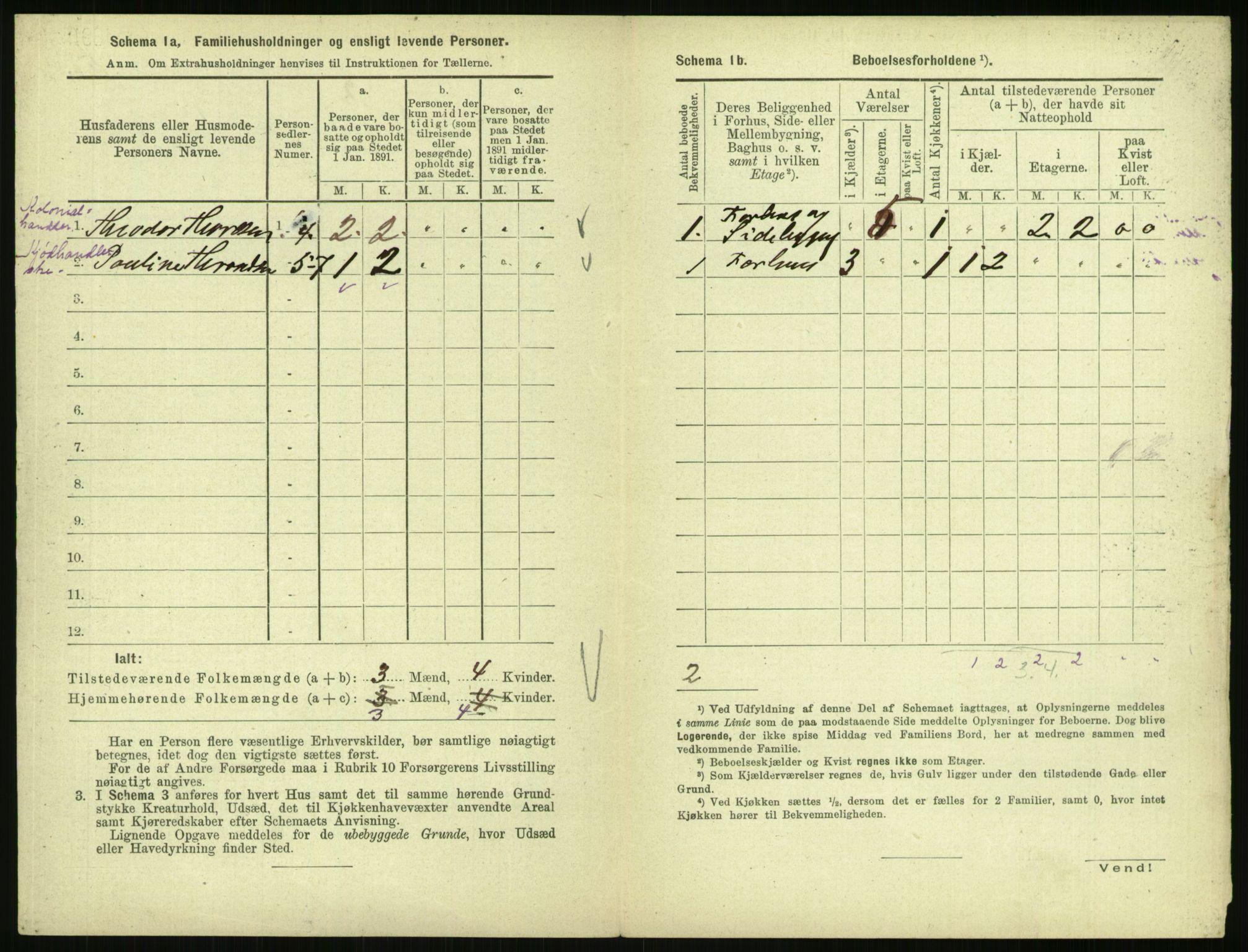 RA, 1891 census for 0301 Kristiania, 1891, p. 533