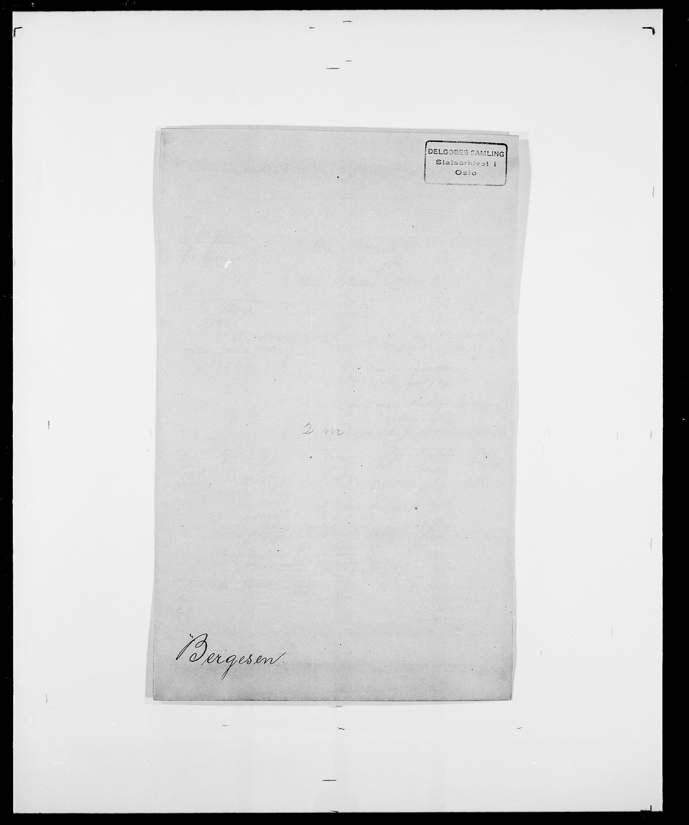 Delgobe, Charles Antoine - samling, AV/SAO-PAO-0038/D/Da/L0004: Bergendahl - Blære, p. 18