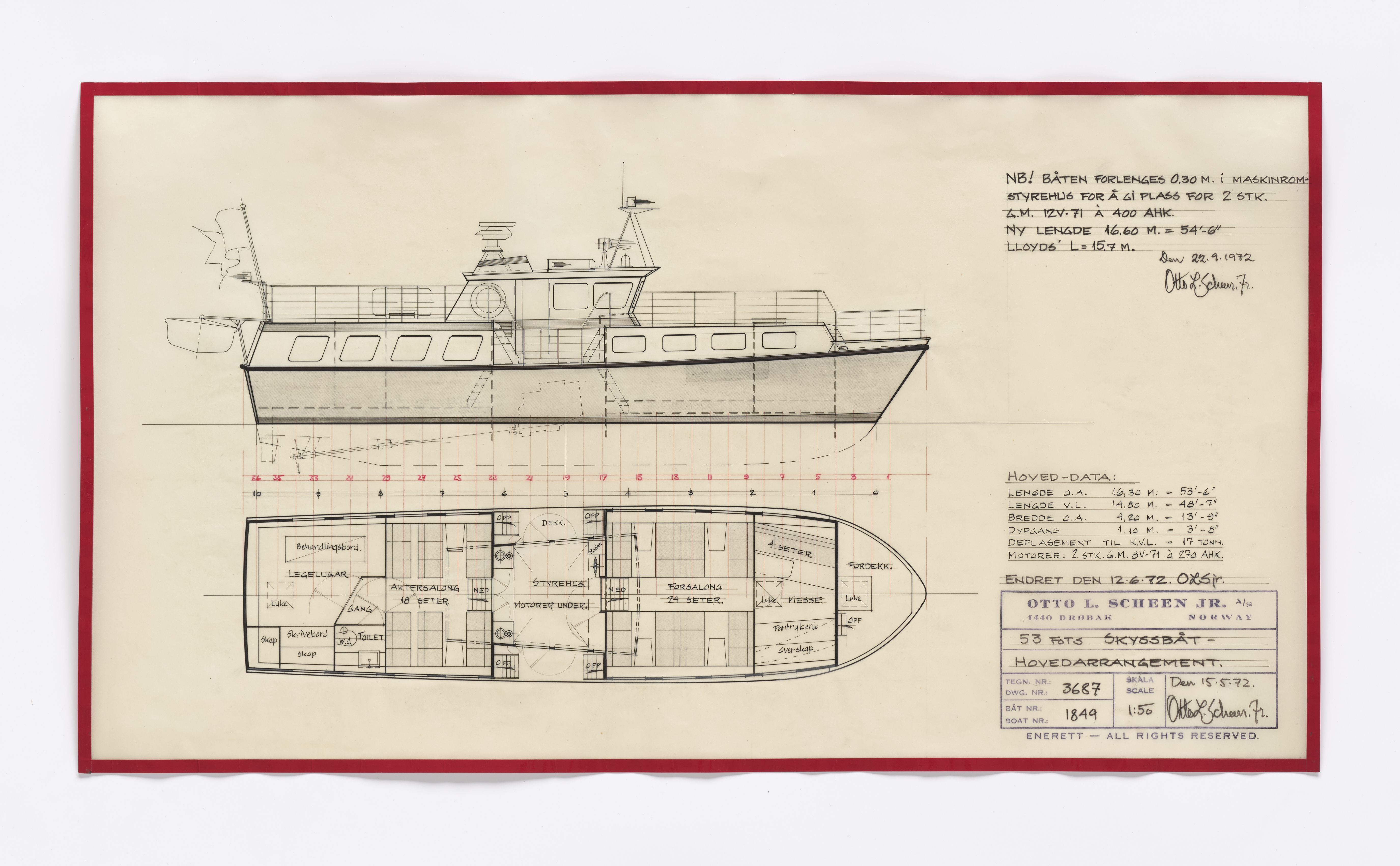 Furuholmen & Scheen, AFM/OM-1003/T/Ta/L0003/0002: Skyssbåt / Scheen, 1972-1997