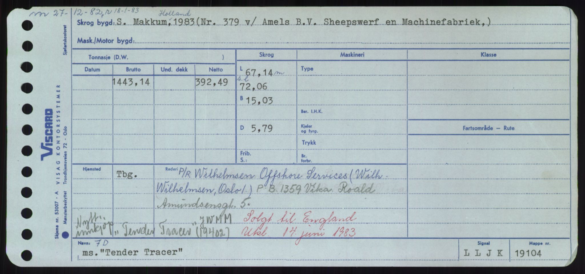 Sjøfartsdirektoratet med forløpere, Skipsmålingen, AV/RA-S-1627/H/Hd/L0038: Fartøy, T-Th, p. 409