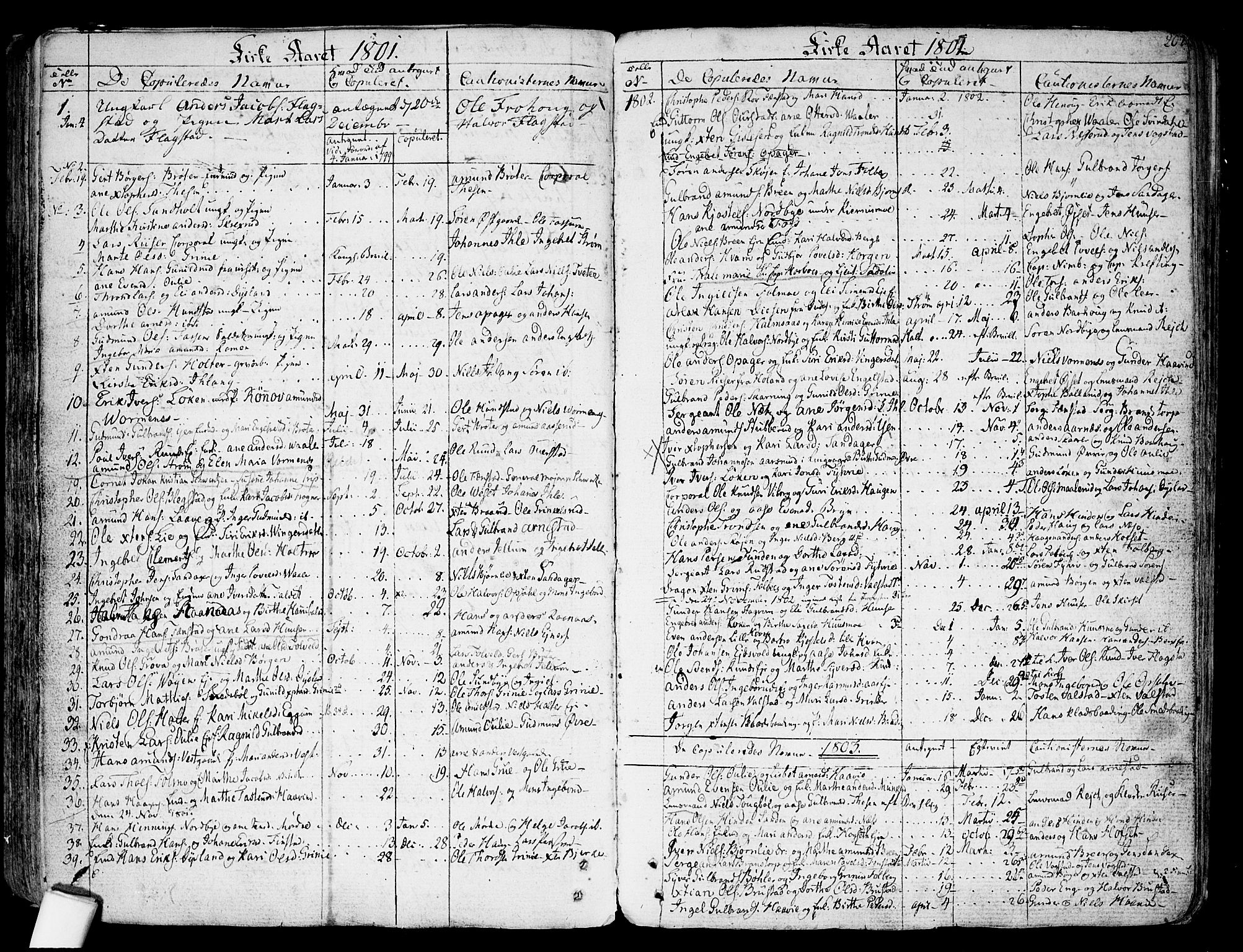 Nes prestekontor Kirkebøker, SAO/A-10410/F/Fa/L0004: Parish register (official) no. I 4, 1781-1816, p. 207