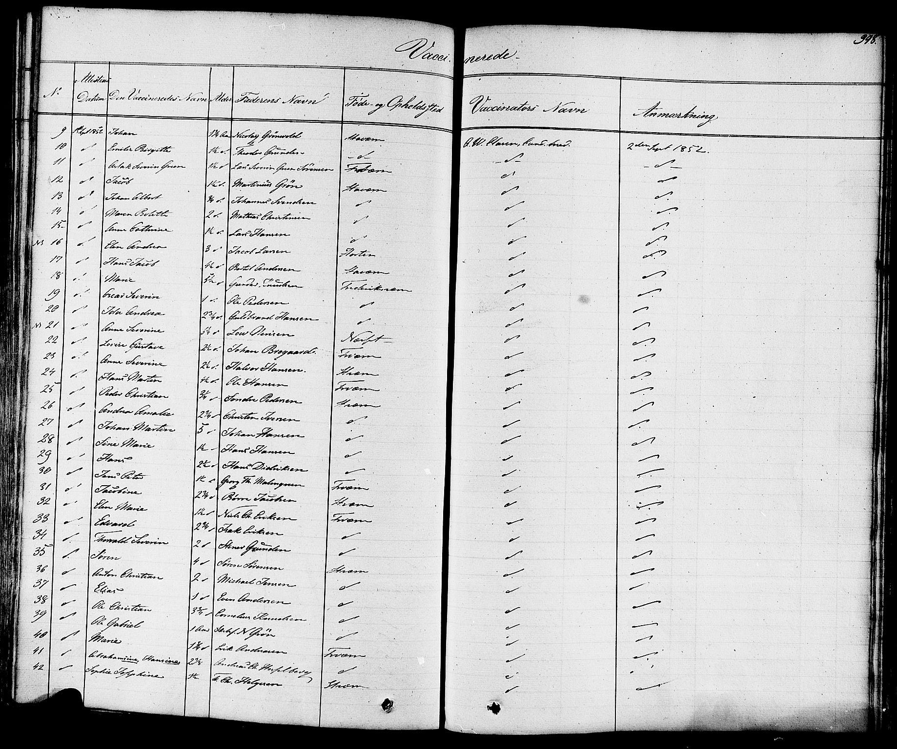 Stavern kirkebøker, AV/SAKO-A-318/F/Fa/L0007: Parish register (official) no. 7, 1840-1877, p. 398