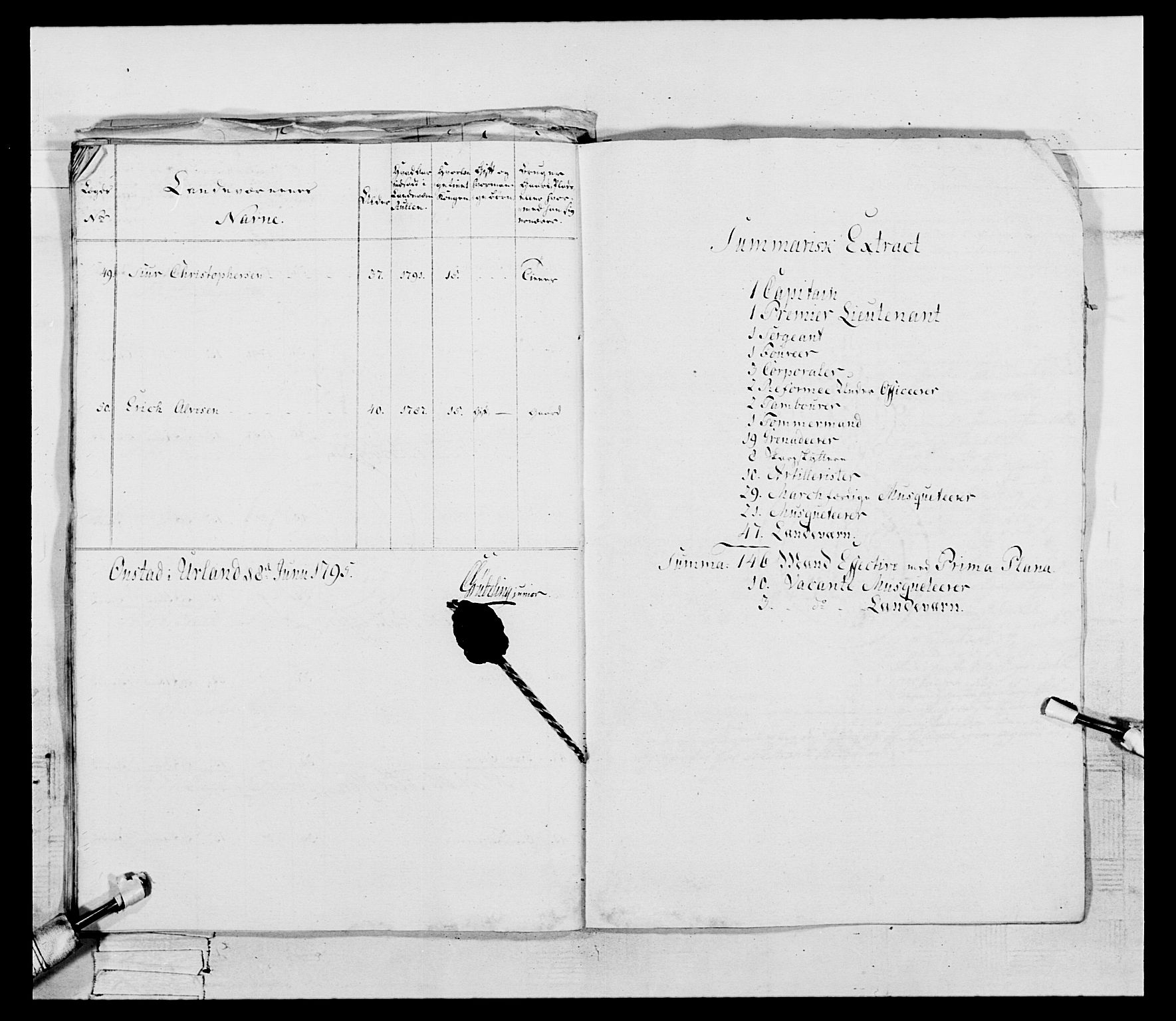 Generalitets- og kommissariatskollegiet, Det kongelige norske kommissariatskollegium, AV/RA-EA-5420/E/Eh/L0096: Bergenhusiske nasjonale infanteriregiment, 1791-1803, p. 29