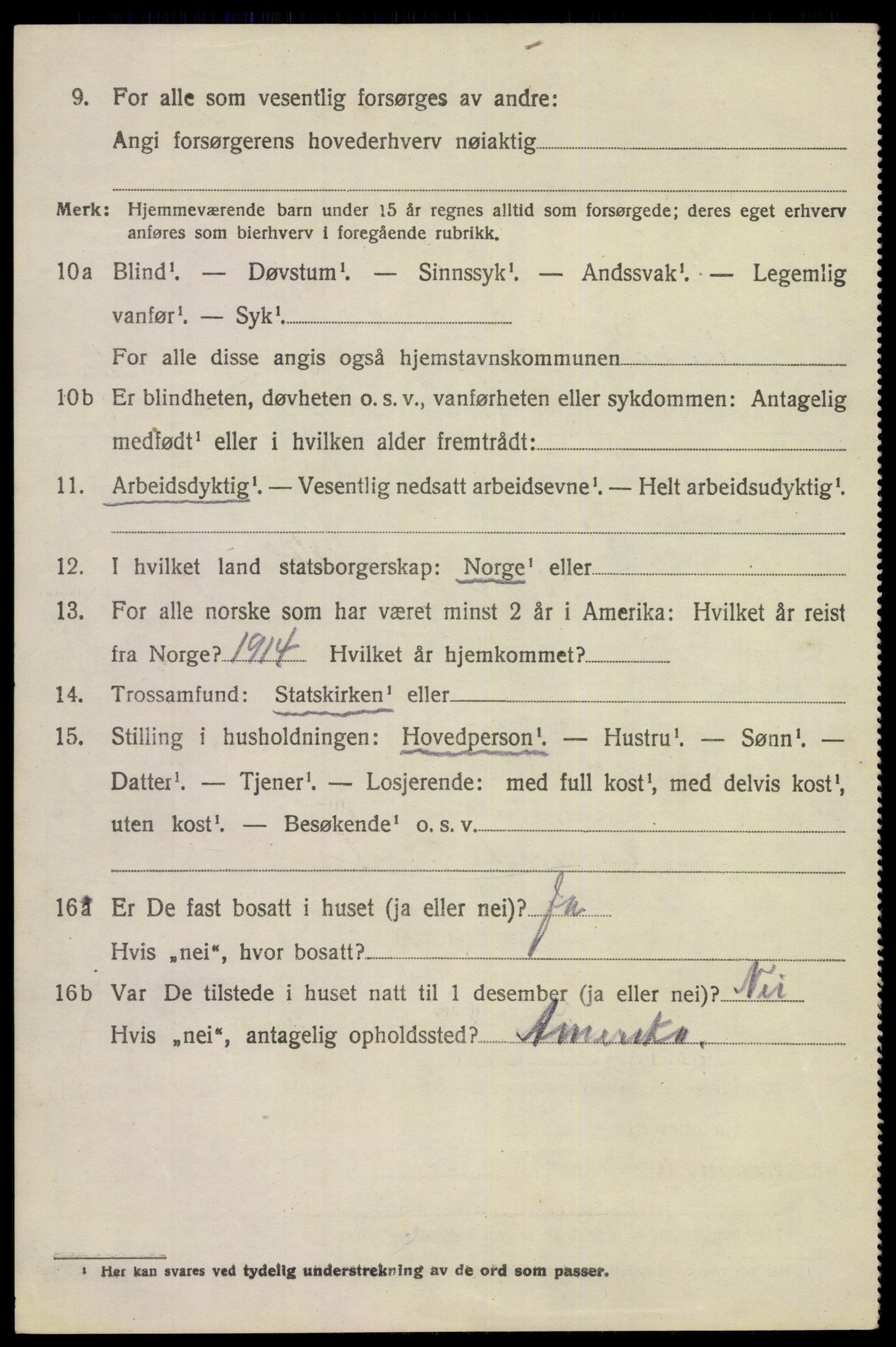 SAKO, 1920 census for Eidanger, 1920, p. 6671