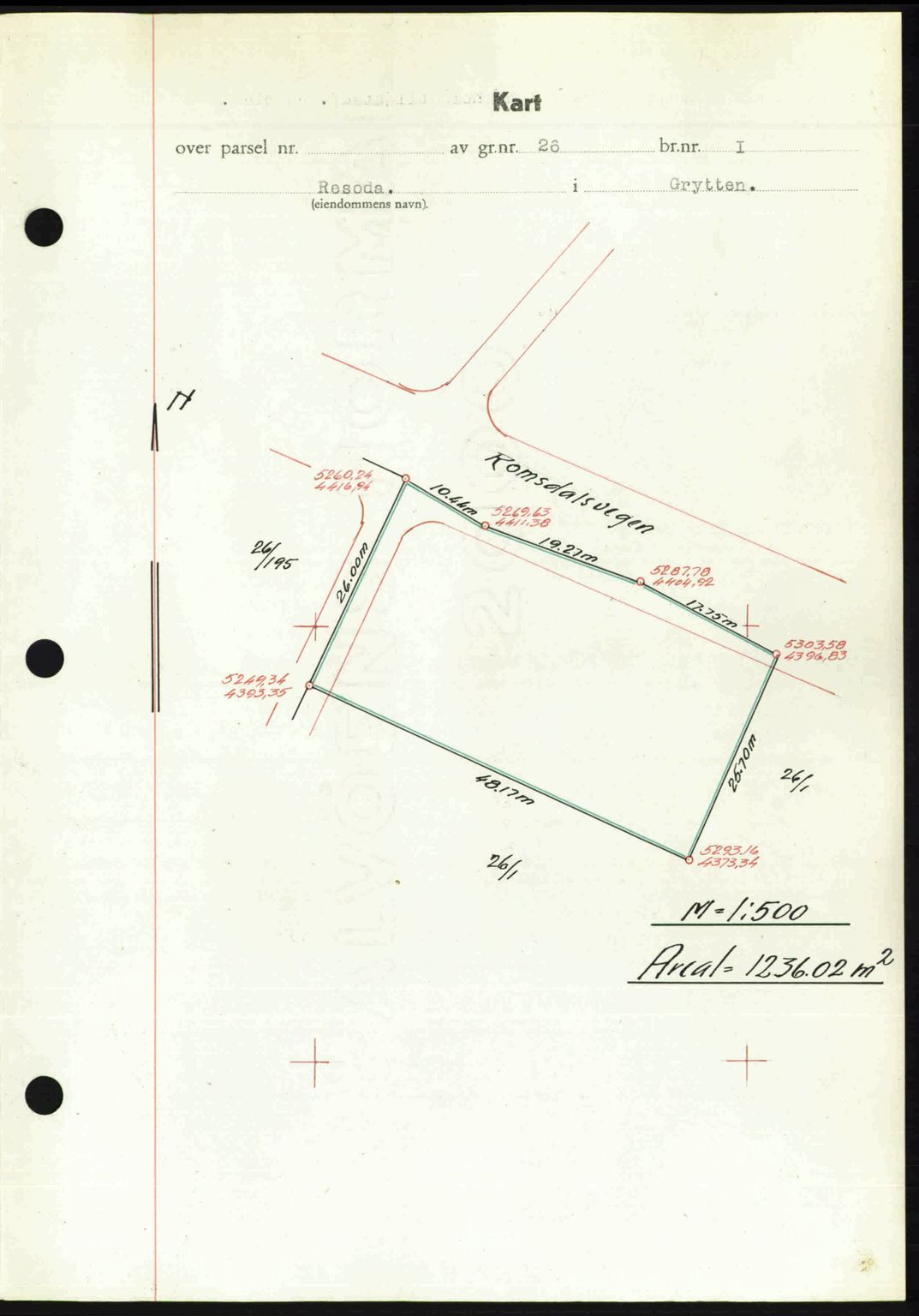 Romsdal sorenskriveri, AV/SAT-A-4149/1/2/2C: Mortgage book no. A28, 1948-1949, Diary no: : 185/1949