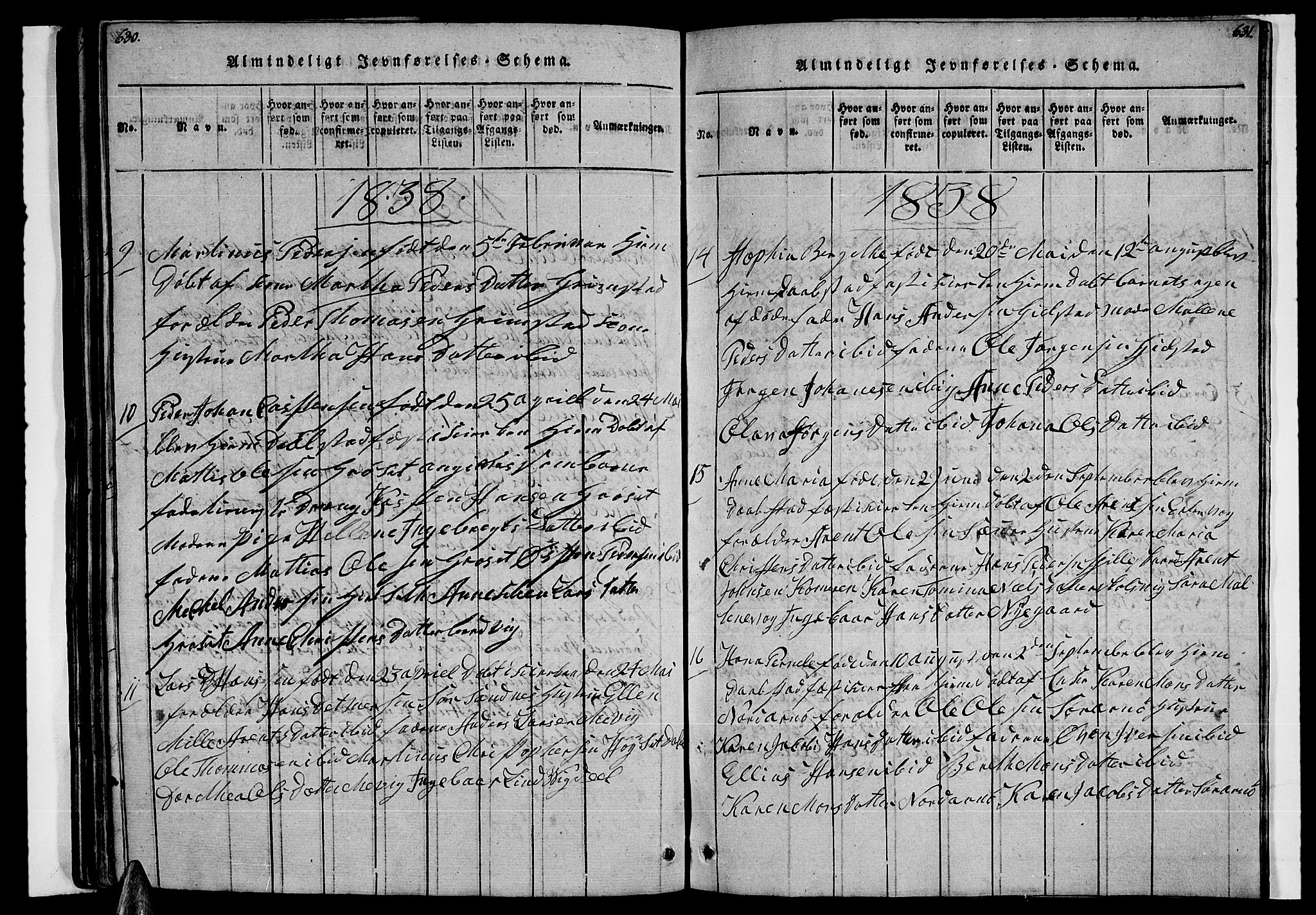 Ministerialprotokoller, klokkerbøker og fødselsregistre - Nordland, AV/SAT-A-1459/805/L0105: Parish register (copy) no. 805C01, 1820-1839, p. 630-631